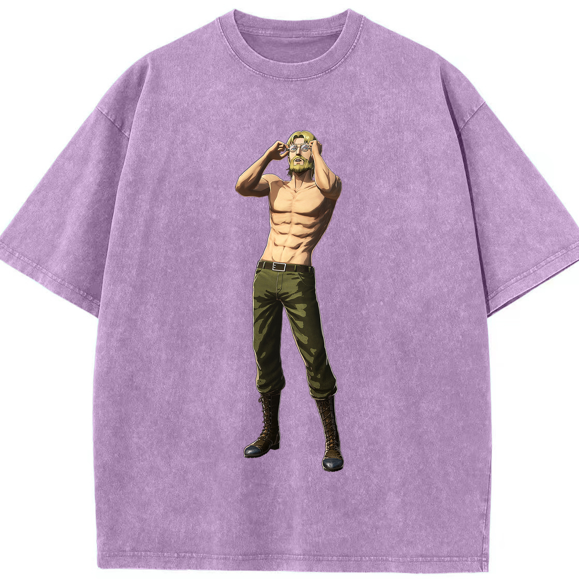 （画像用） 進撃の巨人 Attack on Titan 綿100% ヴィンテージ風 半袖Tシャツ（フロントプリント）