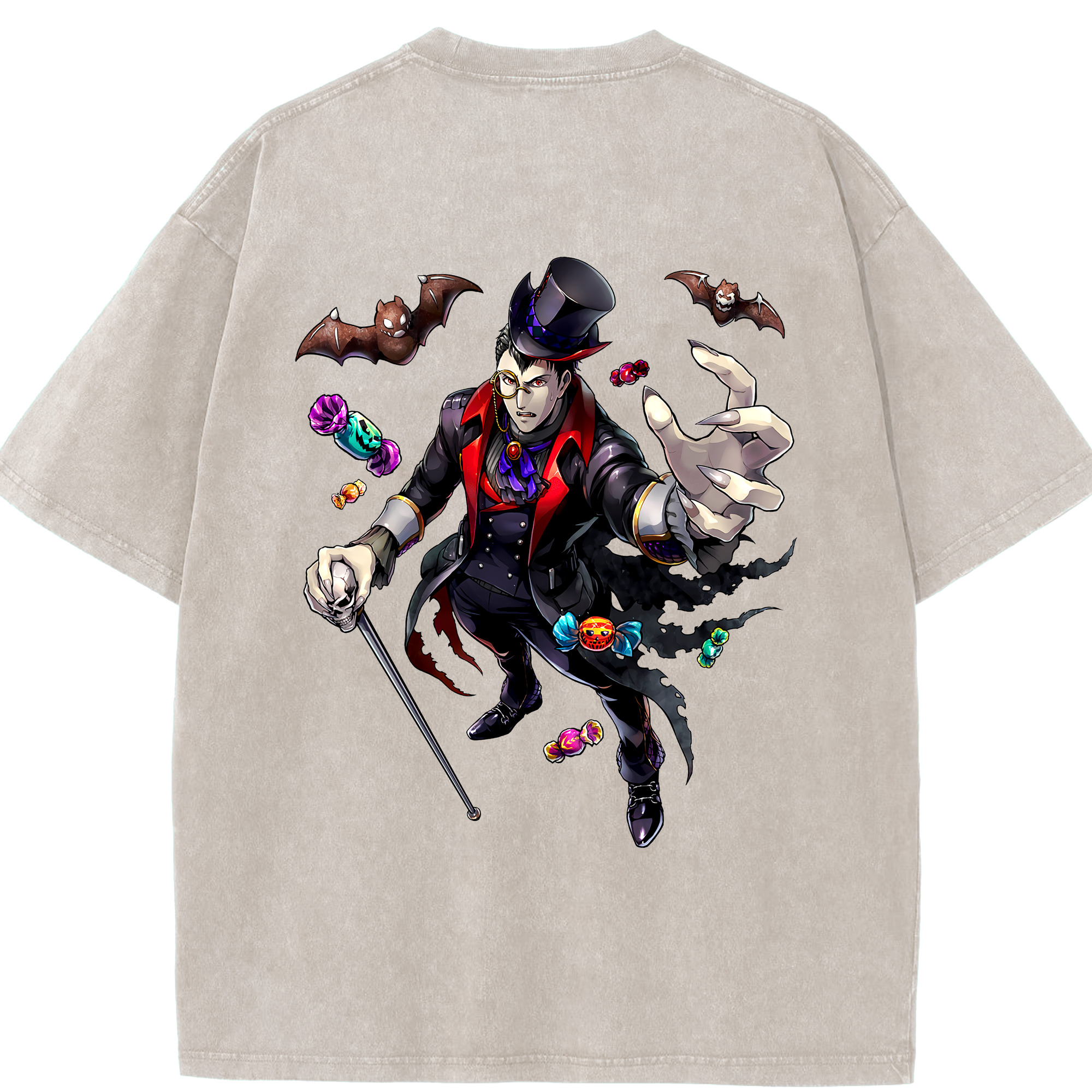 （画像用） 進撃の巨人 Attack on Titan 綿100% ヴィンテージ風 半袖Tシャツ（背面プリント）