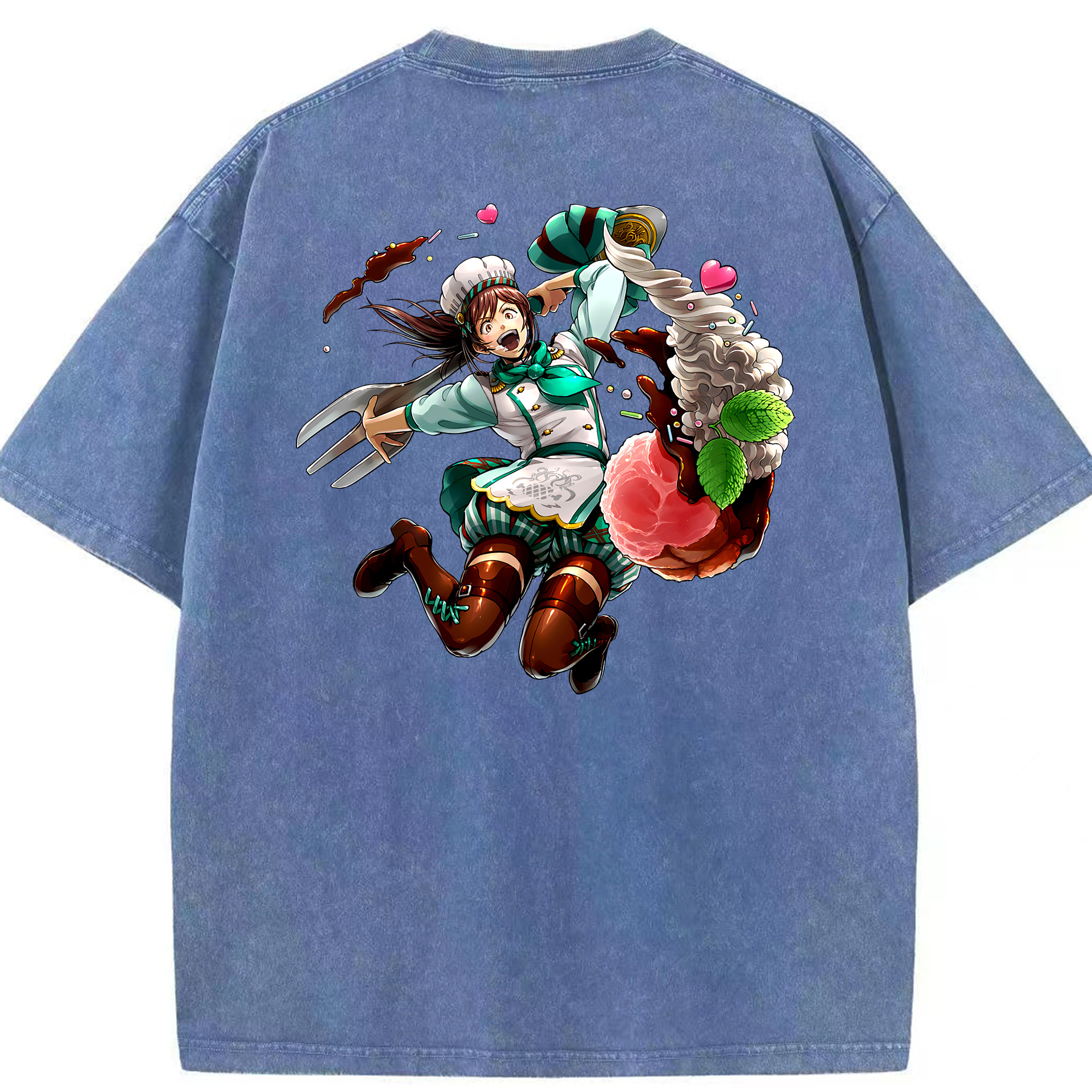 （画像用） 進撃の巨人 サシャ·ブラウス Attack on Titan Sasha Blaus 綿100% ヴィンテージ風 半袖Tシャツ（背面プリント）