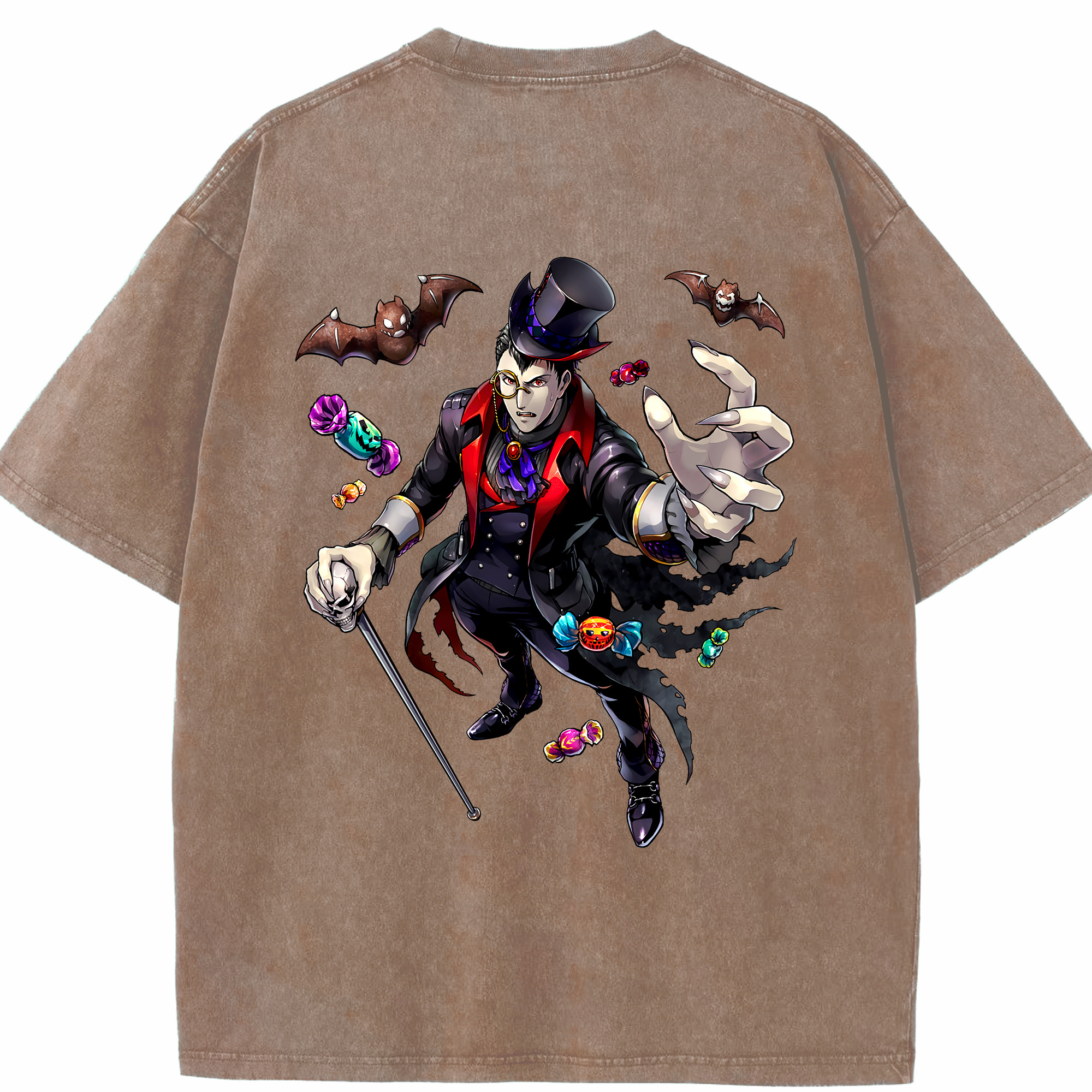 （画像用） 進撃の巨人 Attack on Titan 綿100% ヴィンテージ風 半袖Tシャツ（背面プリント）