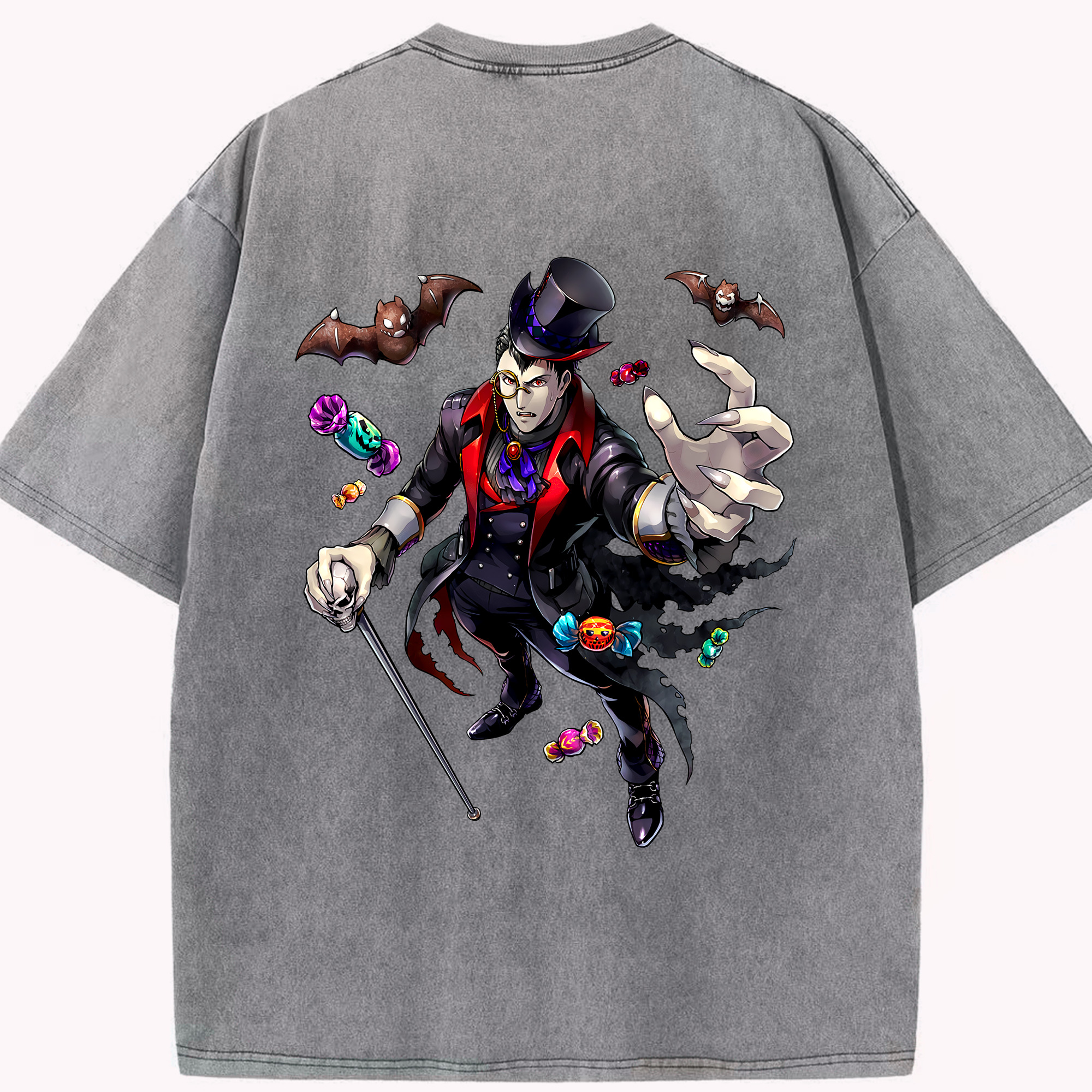 （画像用） 進撃の巨人 Attack on Titan 綿100% ヴィンテージ風 半袖Tシャツ（背面プリント）