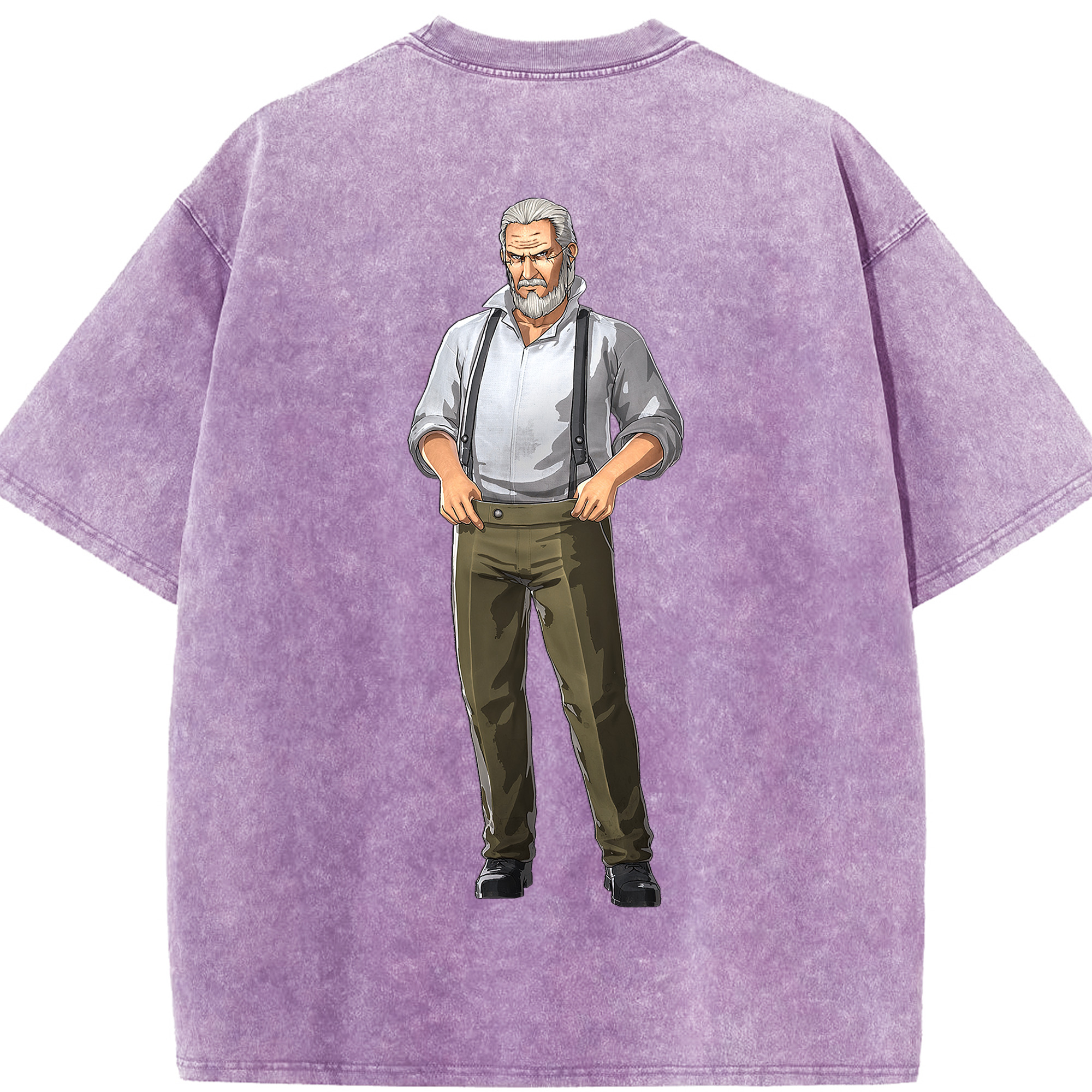 （画像用） 進撃の巨人 Attack on Titan 綿100% ヴィンテージ風 半袖Tシャツ（背面プリント）