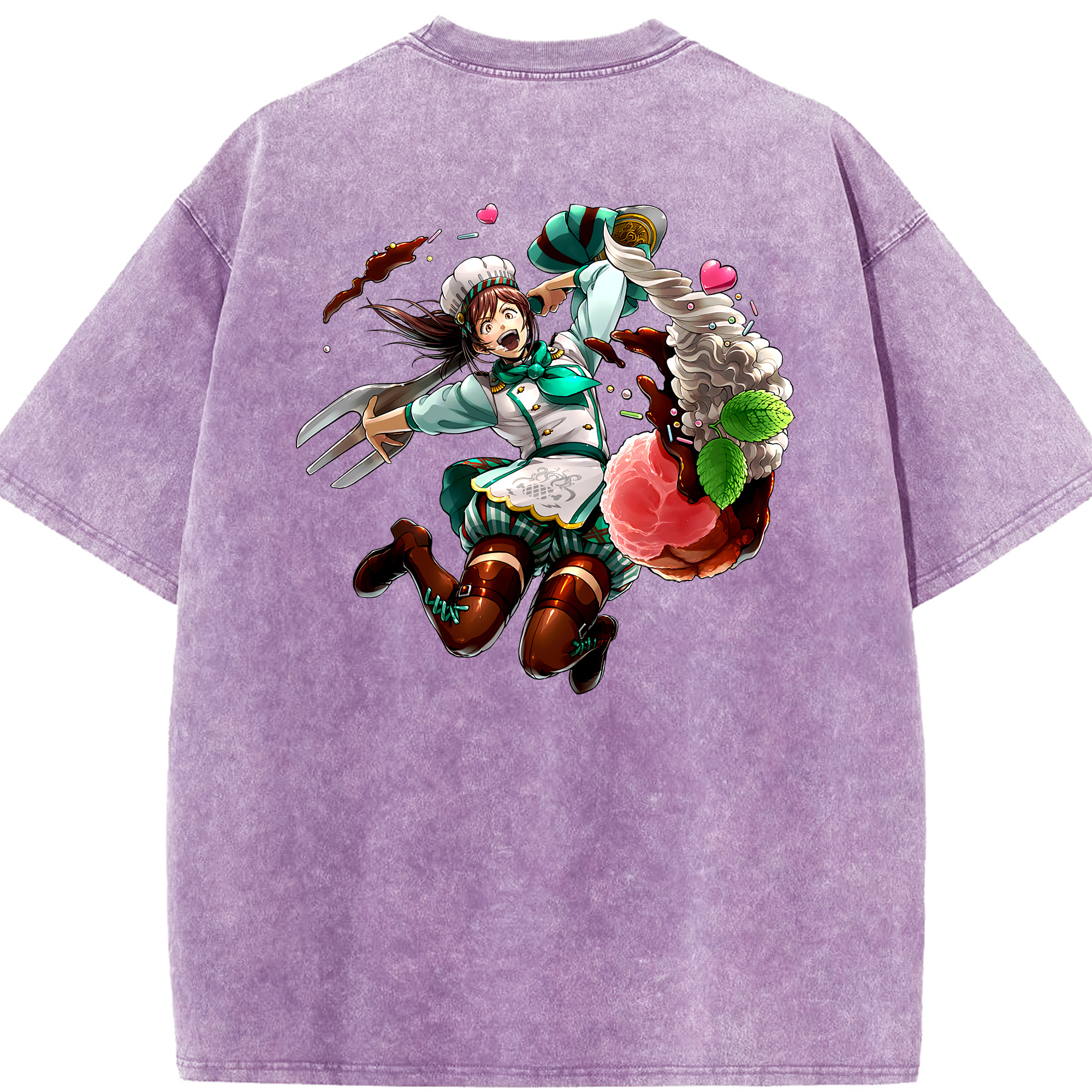 （画像用） 進撃の巨人 サシャ·ブラウス Attack on Titan Sasha Blaus 綿100% ヴィンテージ風 半袖Tシャツ（背面プリント）