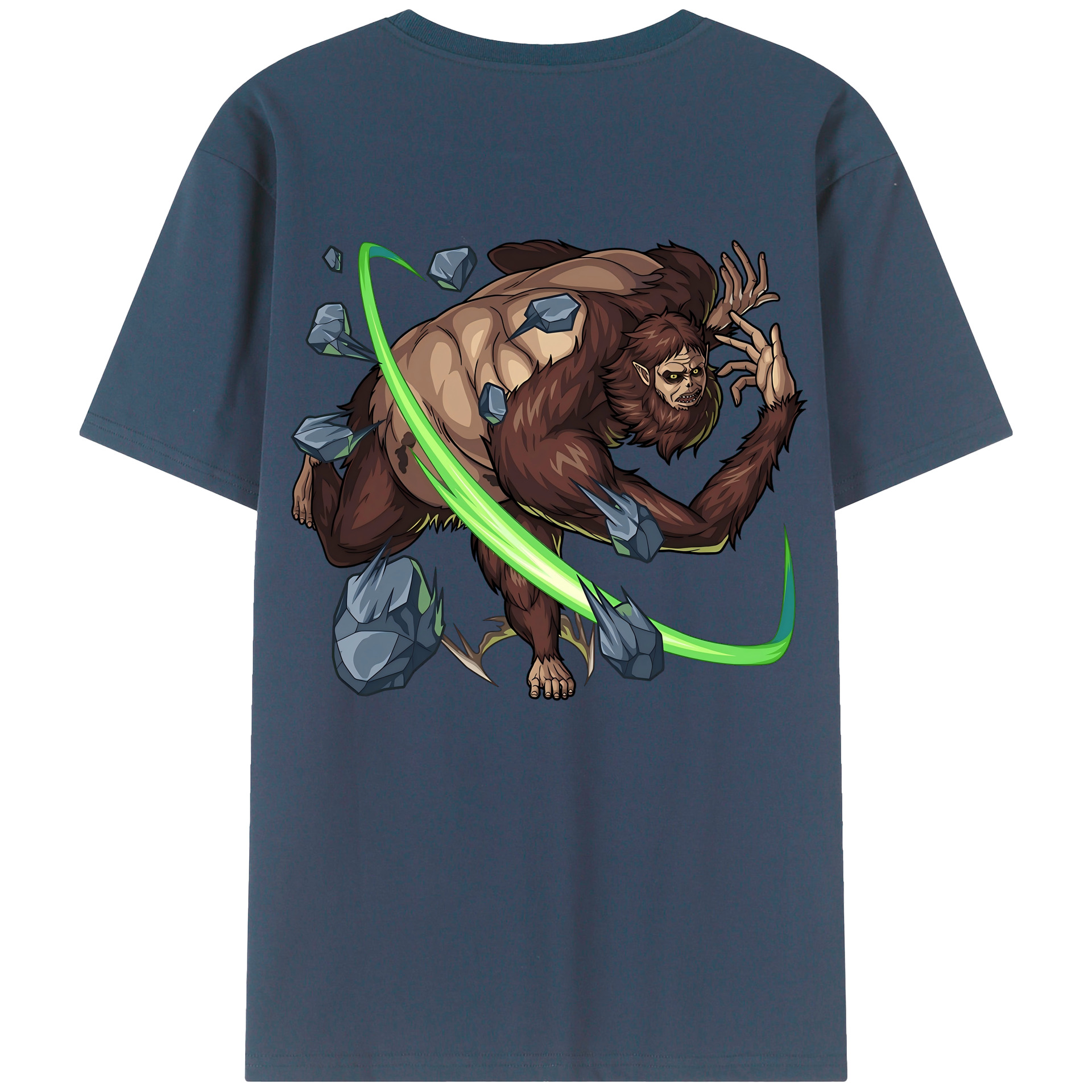 （画像用） 進撃の巨人 Attack on Titan 綿100％ メンズ半袖Tシャツ（バックプリント） 通気性