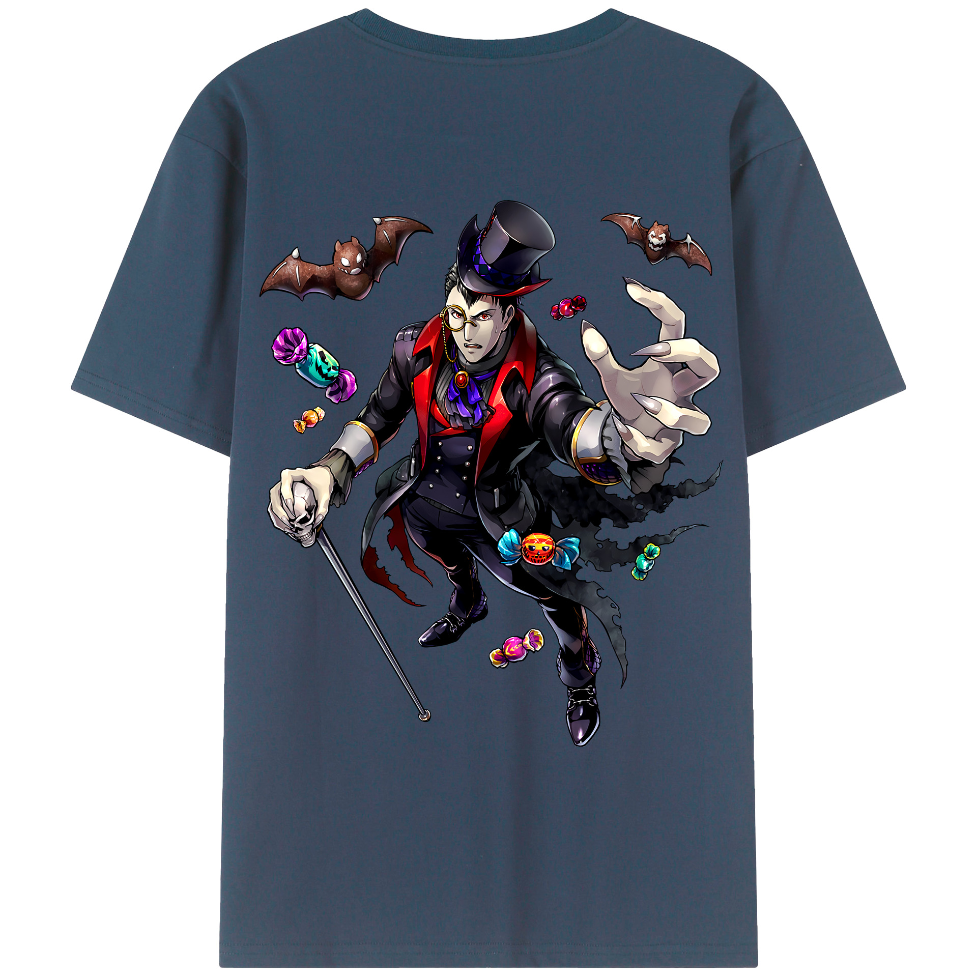 （画像用） 進撃の巨人 Attack on Titan 綿100％ メンズ半袖Tシャツ（バックプリント） 通気性