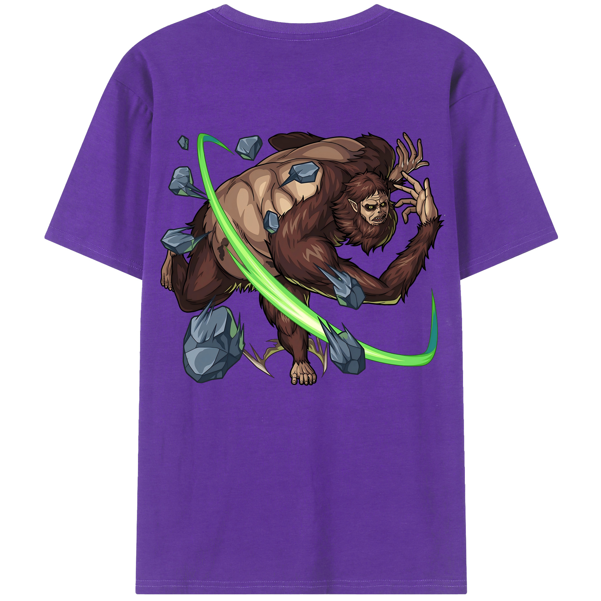 （画像用） 進撃の巨人 Attack on Titan 綿100％ メンズ半袖Tシャツ（バックプリント） 通気性