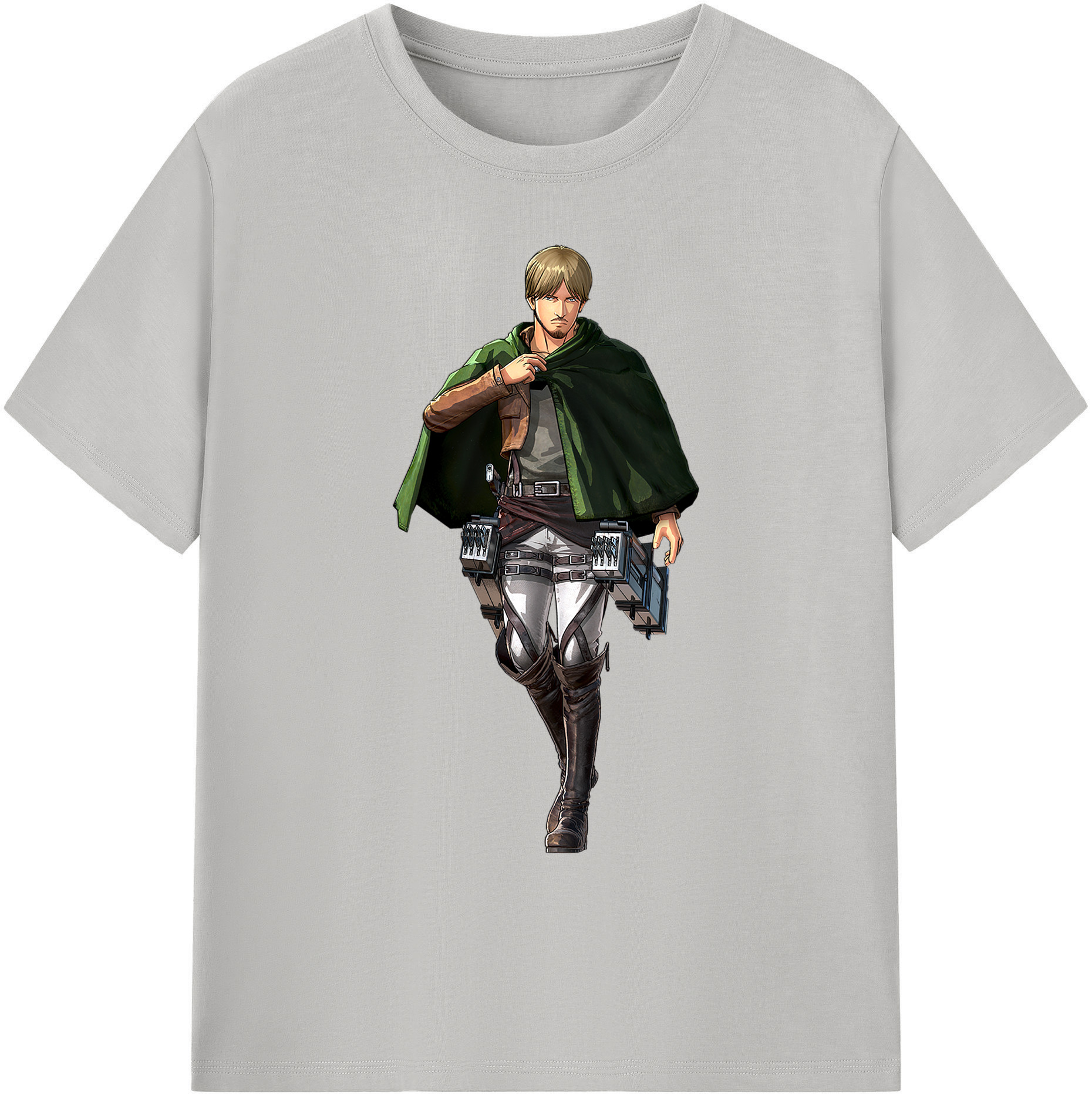 （画像用） 進撃の巨人 ミケ·ザカリアス Attack on Titan Mike Zakarius 綿100％ メンズ半袖Tシャツ｜肌触りやわらか＆通気性