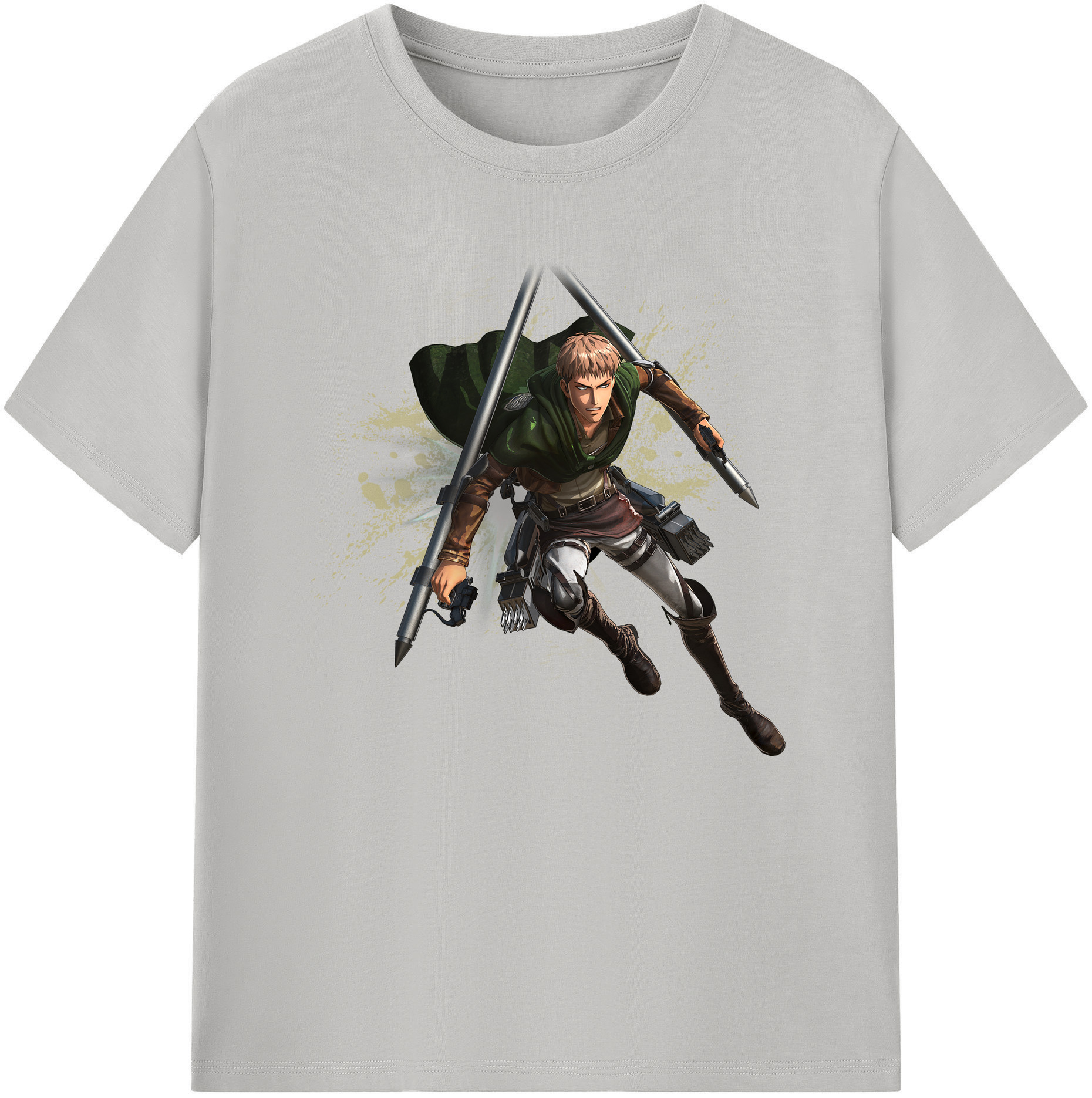 （画像用） 進撃の巨人 ジャン・キルシュタイン Attack on Titan Jean Kirstein 綿100％ メンズ半袖Tシャツ｜肌触りやわらか＆通気性