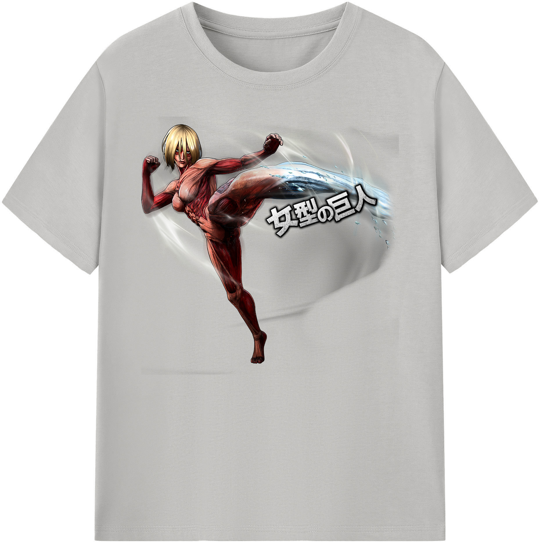 （画像用） 進撃の巨人 Attack on Titan 綿100％ メンズ半袖Tシャツ｜肌触りやわらか＆通気性