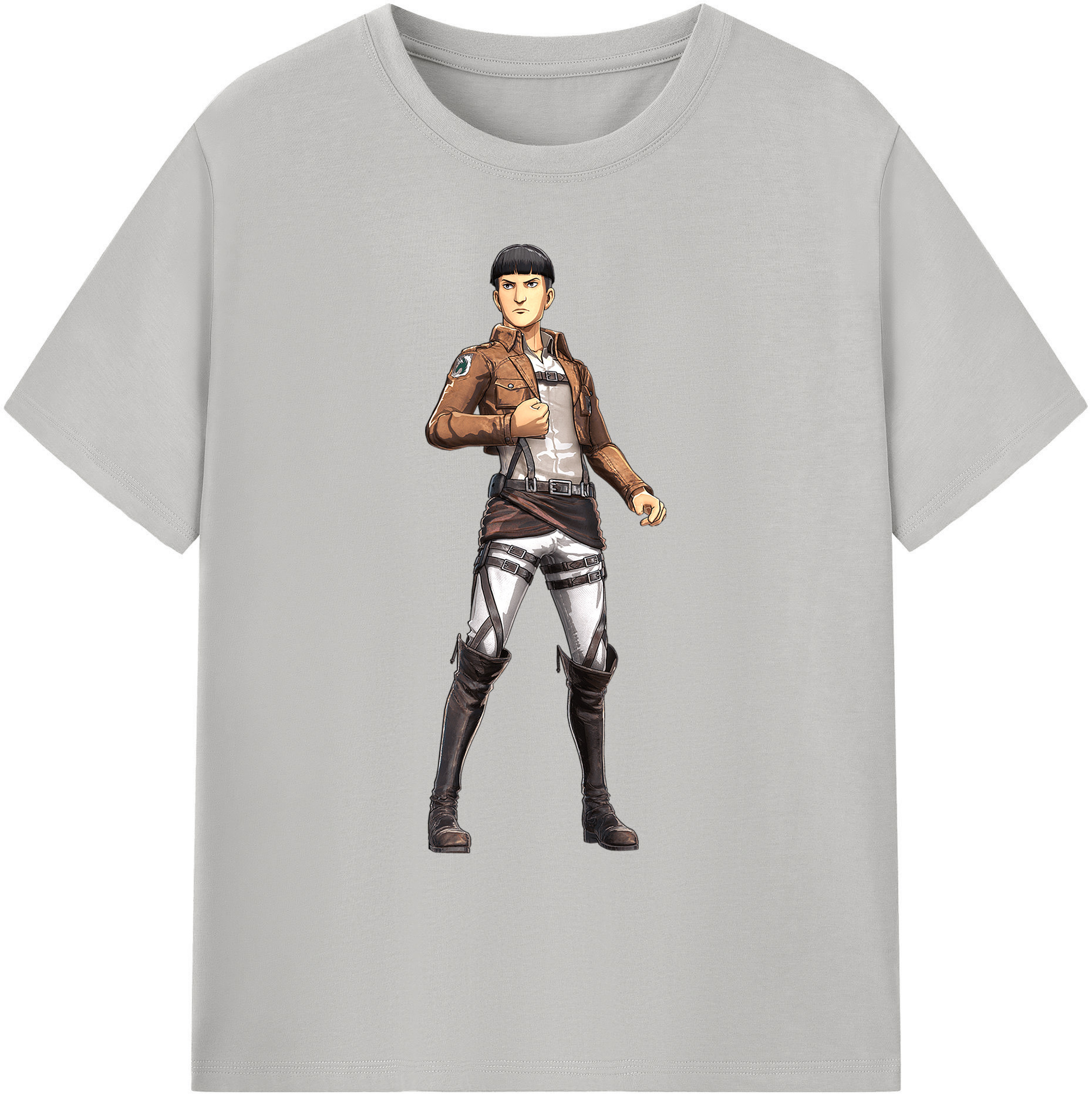 （画像用） 進撃の巨人 Attack on Titan 綿100％ メンズ半袖Tシャツ｜肌触りやわらか＆通気性