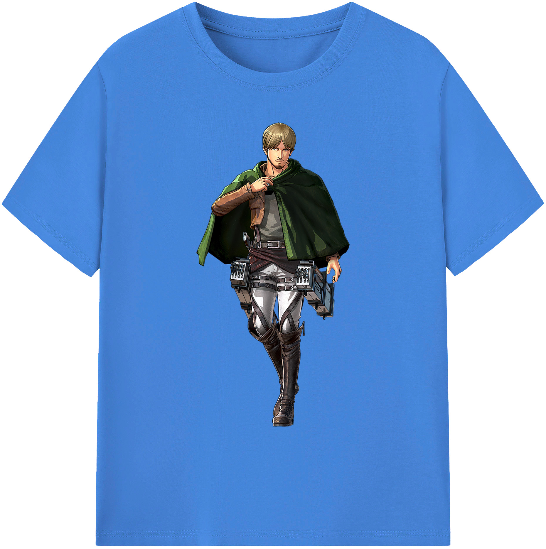 （画像用） 進撃の巨人 ミケ·ザカリアス Attack on Titan Mike Zakarius 綿100％ メンズ半袖Tシャツ｜肌触りやわらか＆通気性