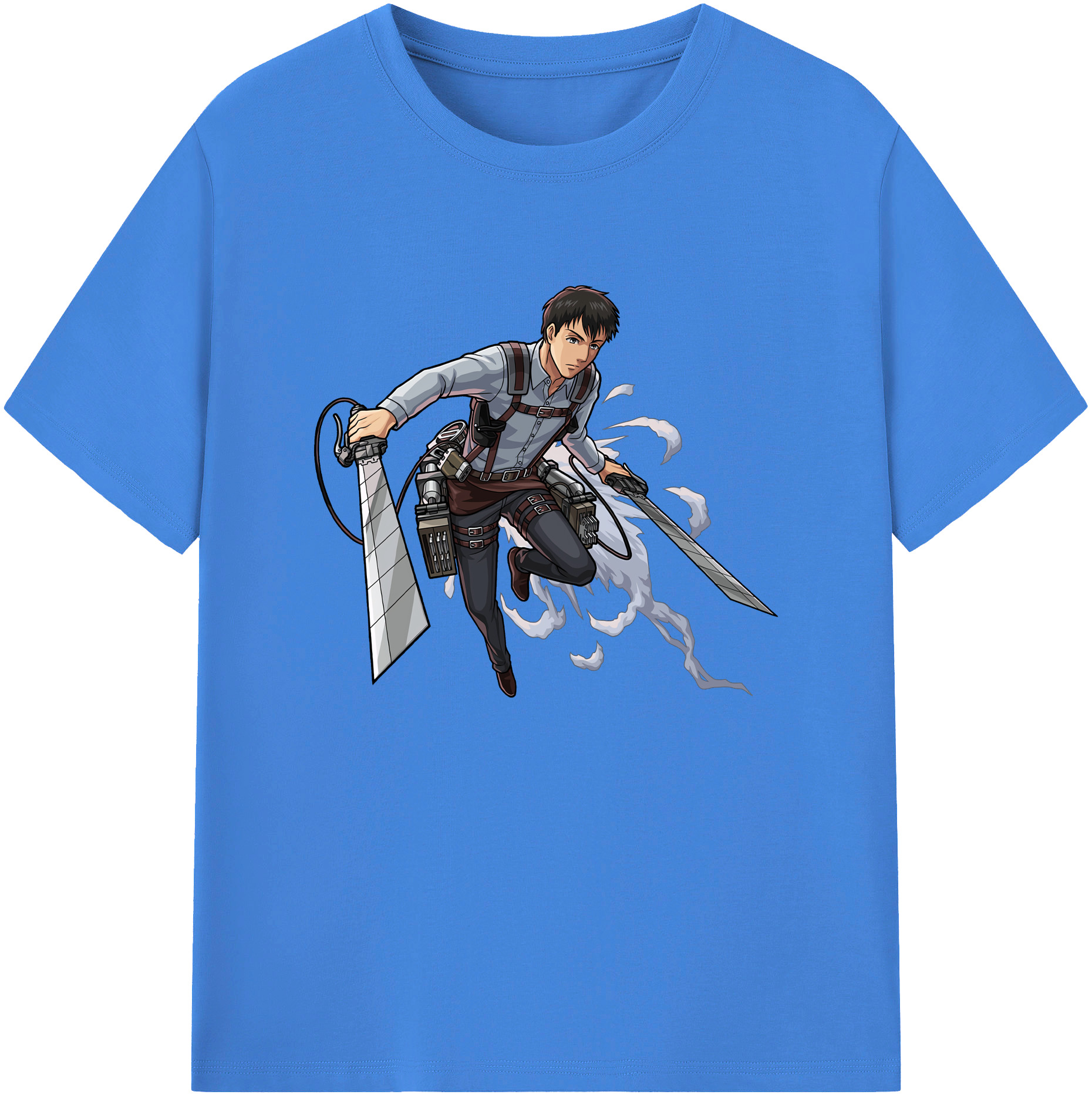 （画像用） 進撃の巨人 ベルトルト・フーバー Attack on Titan Bertholdt Hoover 綿100％ メンズ半袖Tシャツ｜肌触りやわらか＆通気性