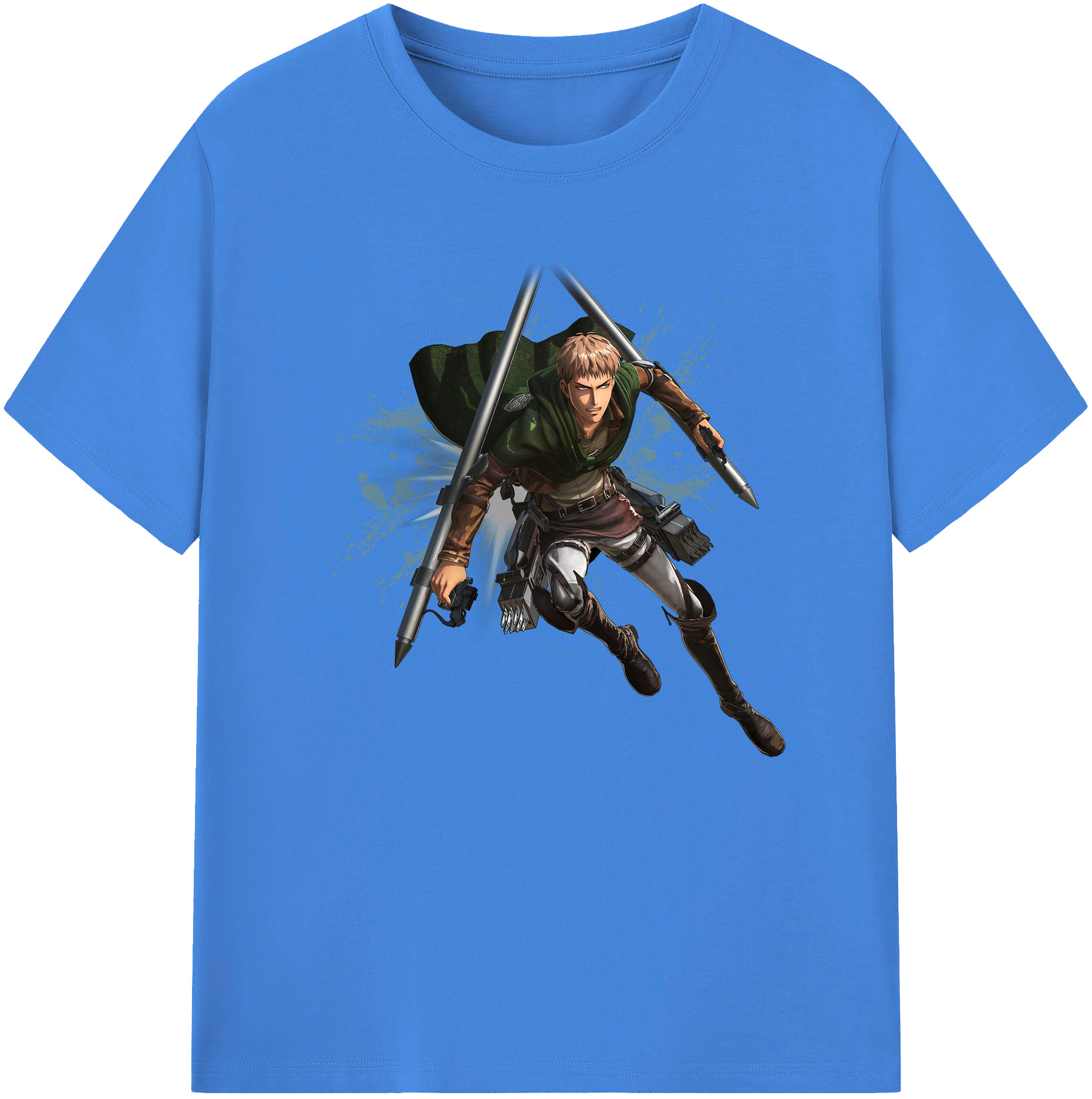 （画像用） 進撃の巨人 ジャン・キルシュタイン Attack on Titan Jean Kirstein 綿100％ メンズ半袖Tシャツ｜肌触りやわらか＆通気性