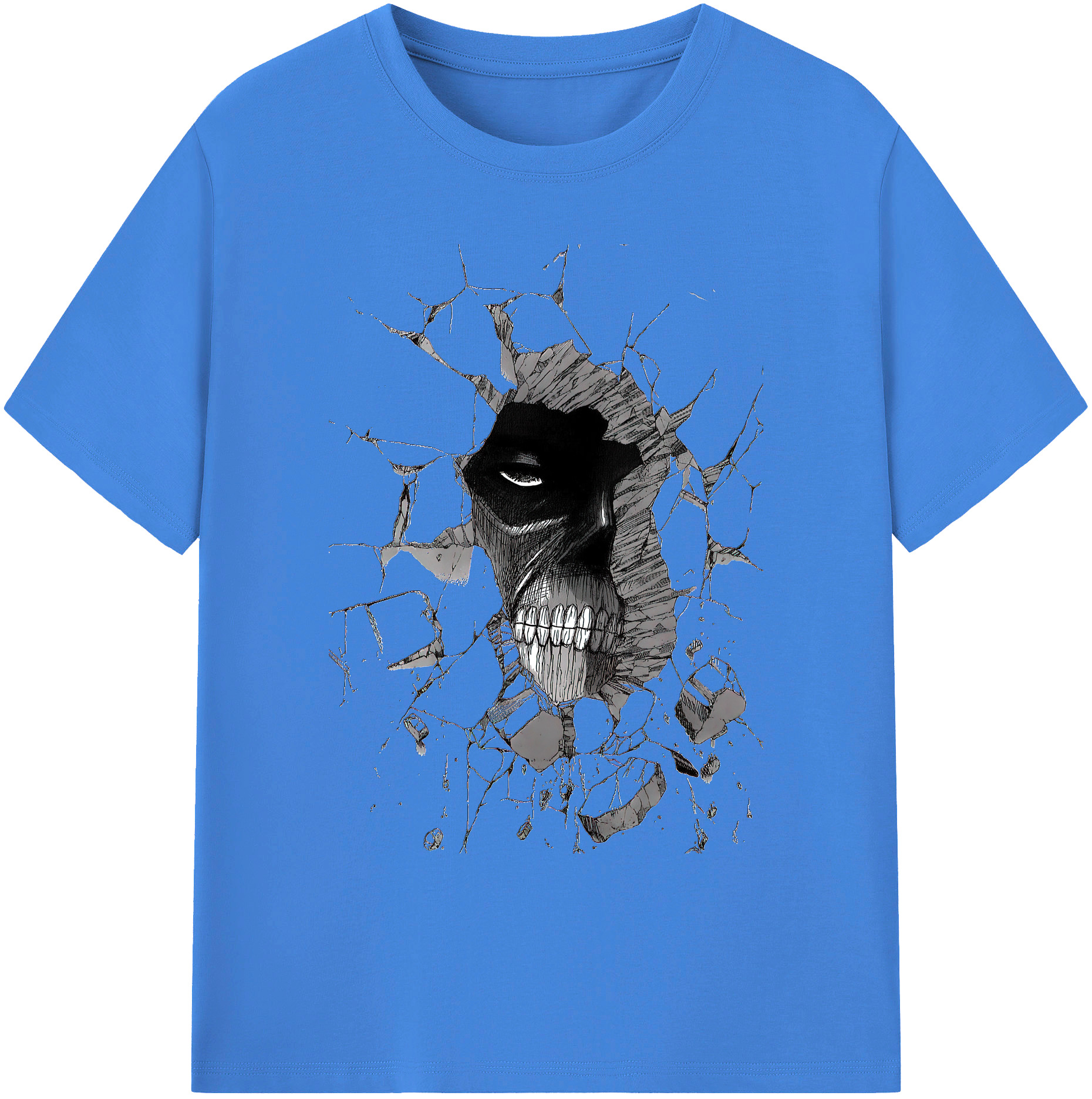 （画像用） 進撃の巨人 Attack on Titan 綿100％ メンズ半袖Tシャツ｜肌触りやわらか＆通気性