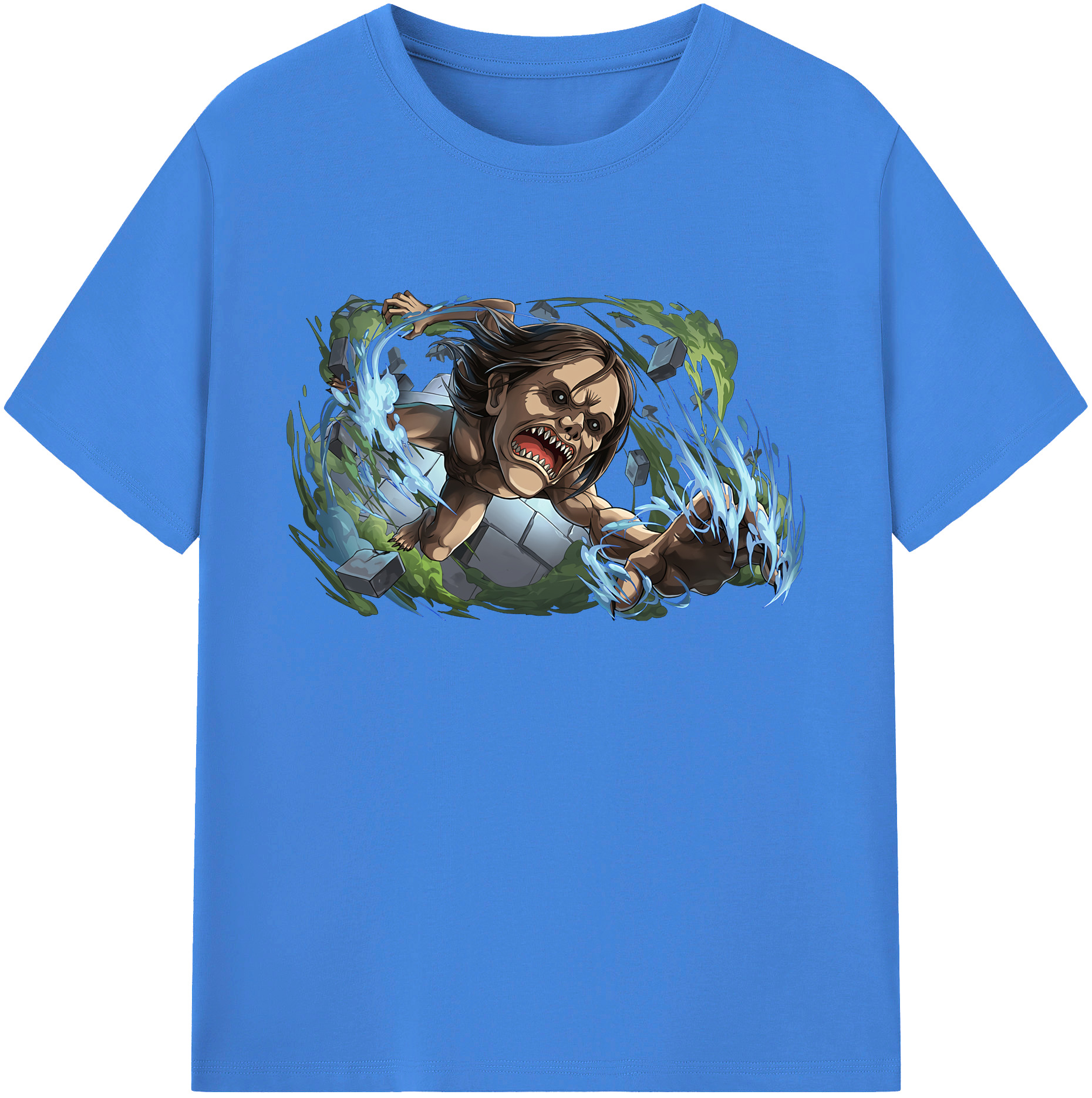（画像用） 進撃の巨人 Attack on Titan 綿100％ メンズ半袖Tシャツ｜肌触りやわらか＆通気性