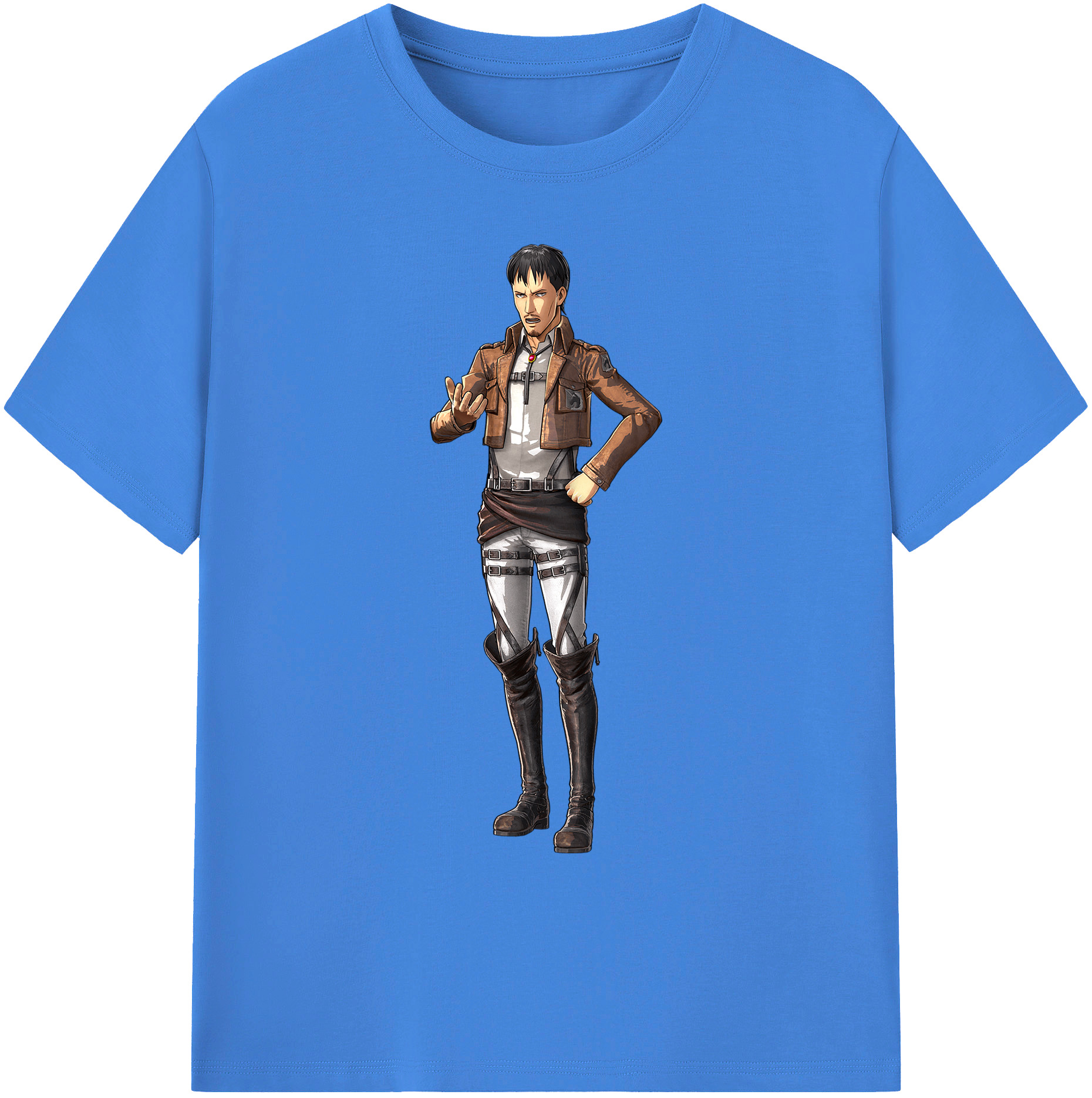 （画像用） 進撃の巨人 Attack on Titan 綿100％ メンズ半袖Tシャツ｜肌触りやわらか＆通気性