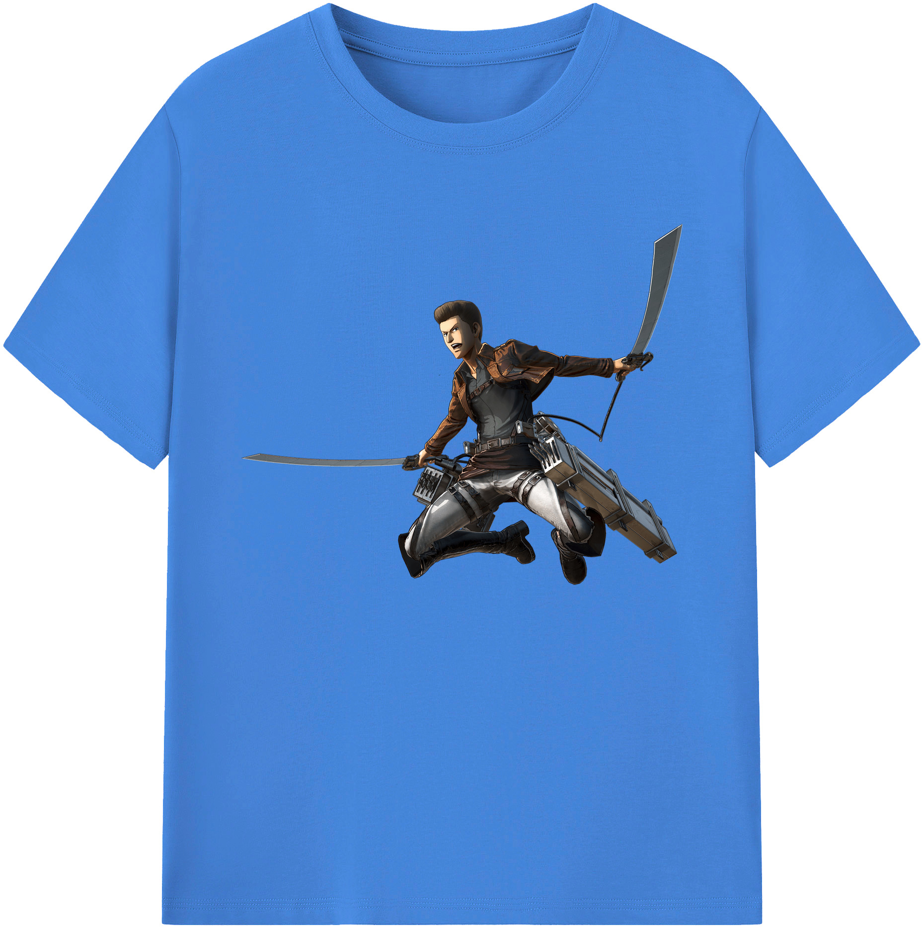（画像用） 進撃の巨人 Attack on Titan 綿100％ メンズ半袖Tシャツ｜肌触りやわらか＆通気性