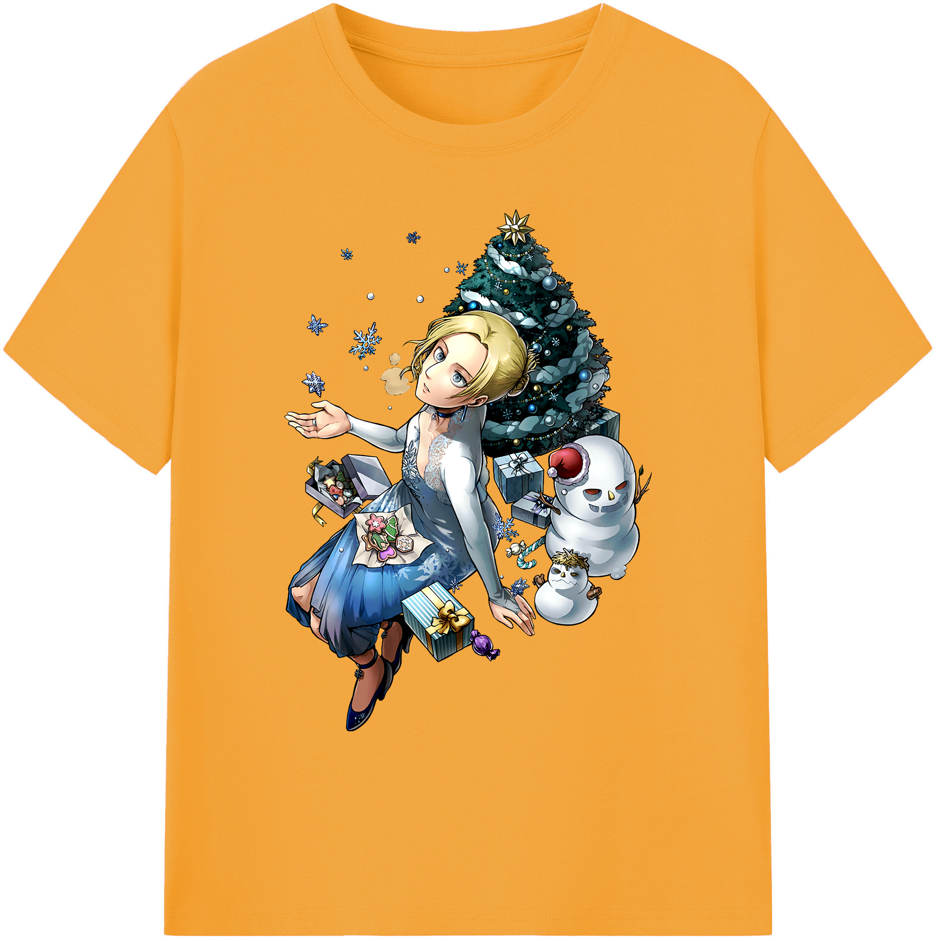 （画像用） 進撃の巨人 アニ・レオンハート Attack on Titan Annie Leonhart 綿100％ メンズ半袖Tシャツ｜肌触りやわらか＆通気性