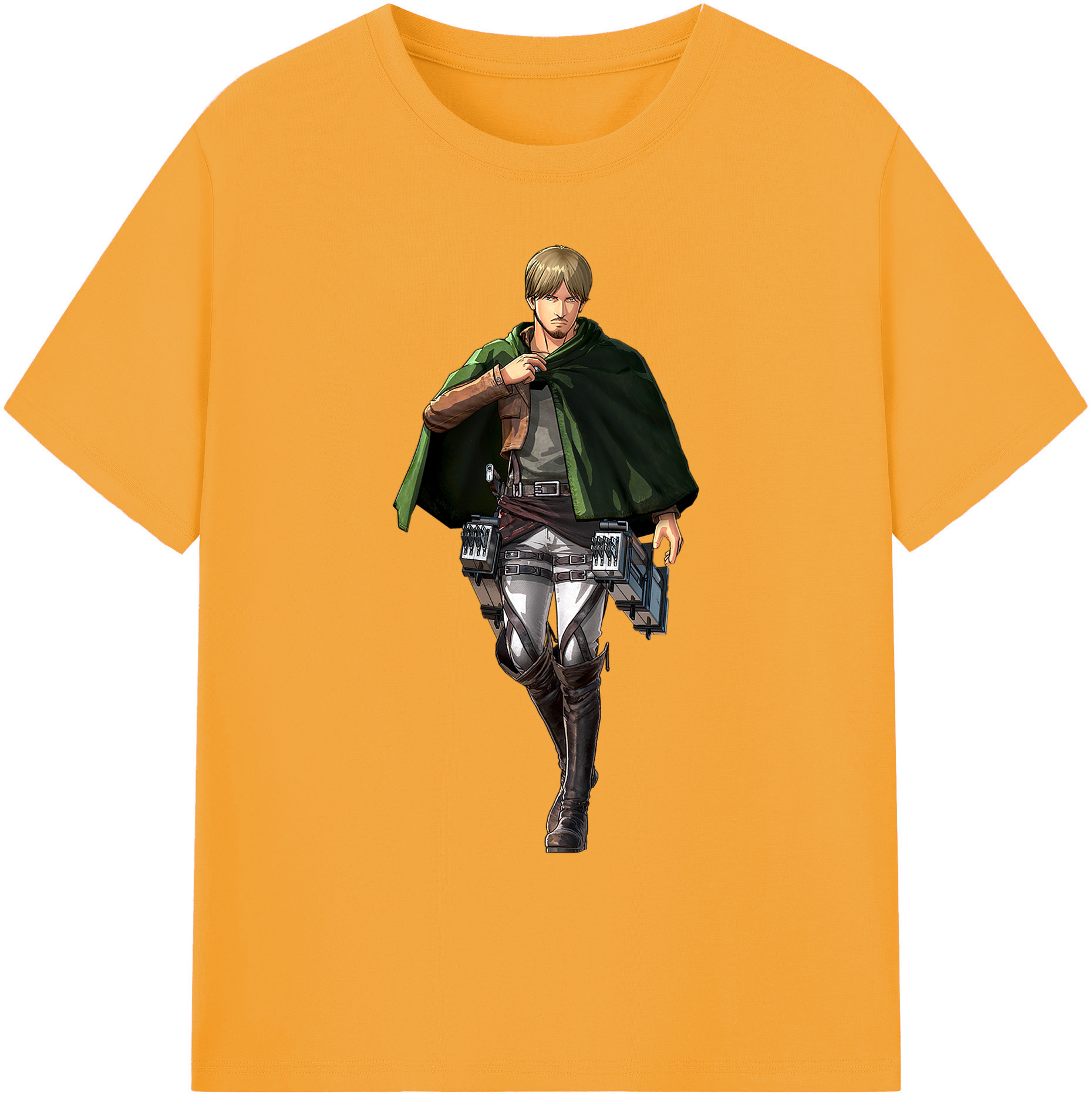 （画像用） 進撃の巨人 ミケ·ザカリアス Attack on Titan Mike Zakarius 綿100％ メンズ半袖Tシャツ｜肌触りやわらか＆通気性