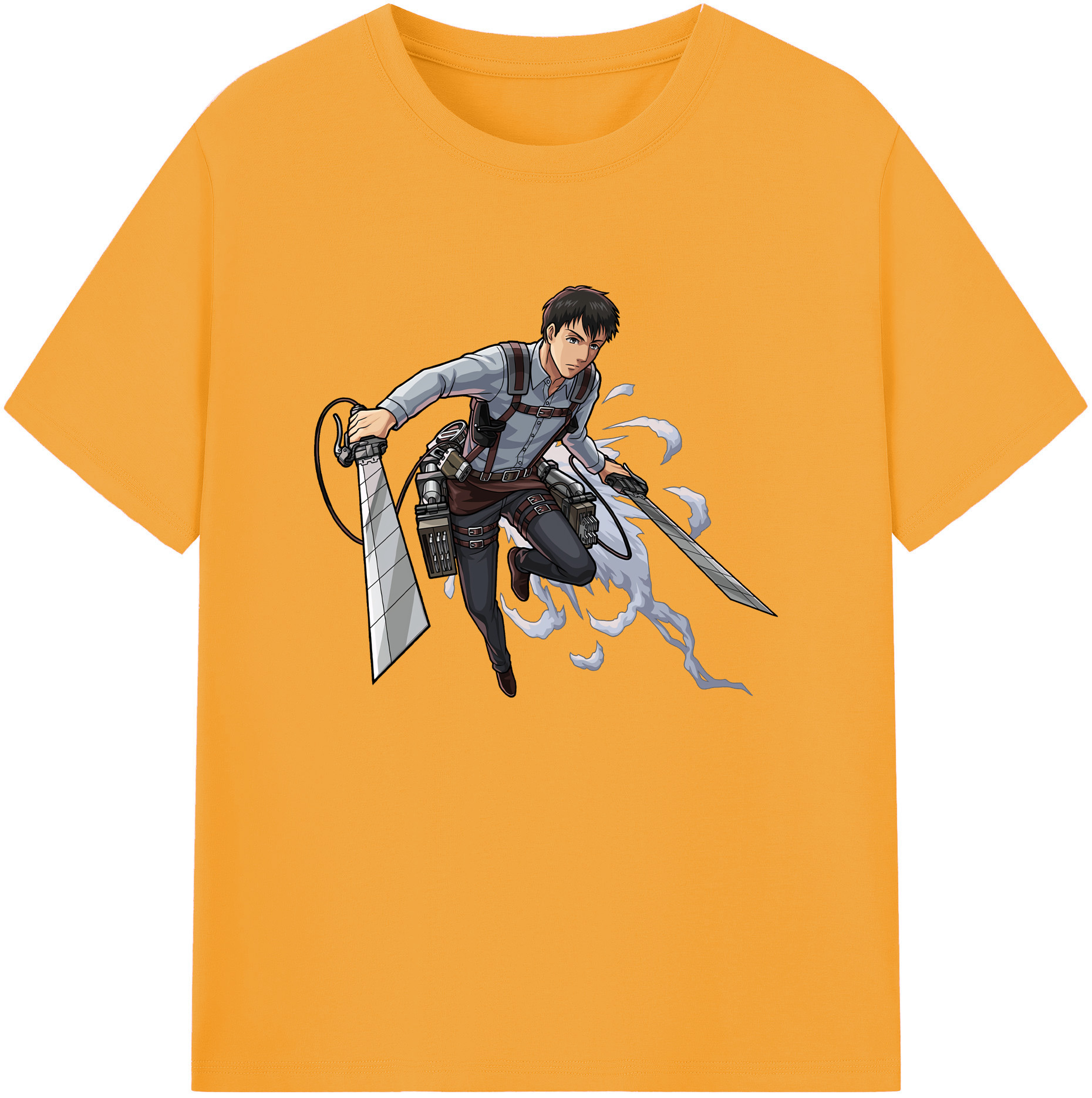（画像用） 進撃の巨人 ベルトルト・フーバー Attack on Titan Bertholdt Hoover 綿100％ メンズ半袖Tシャツ｜肌触りやわらか＆通気性