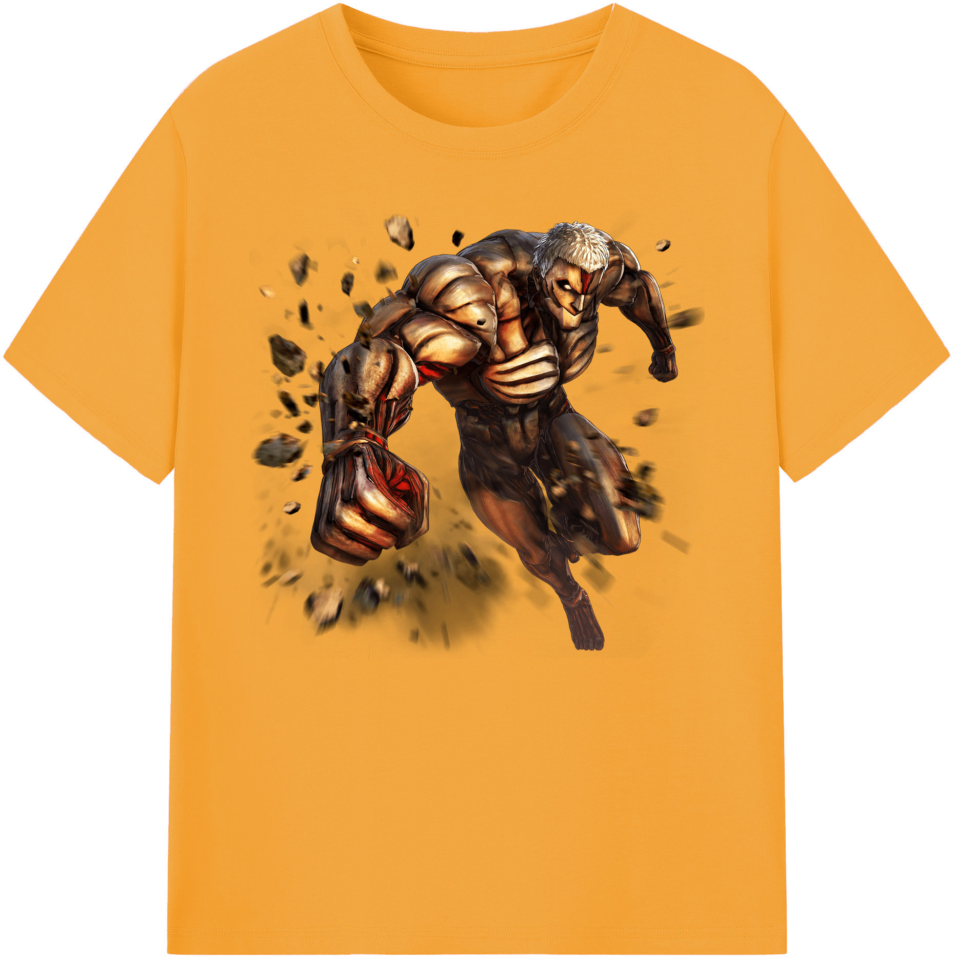 （画像用） 進撃の巨人 Attack on Titan 綿100％ メンズ半袖Tシャツ｜肌触りやわらか＆通気性