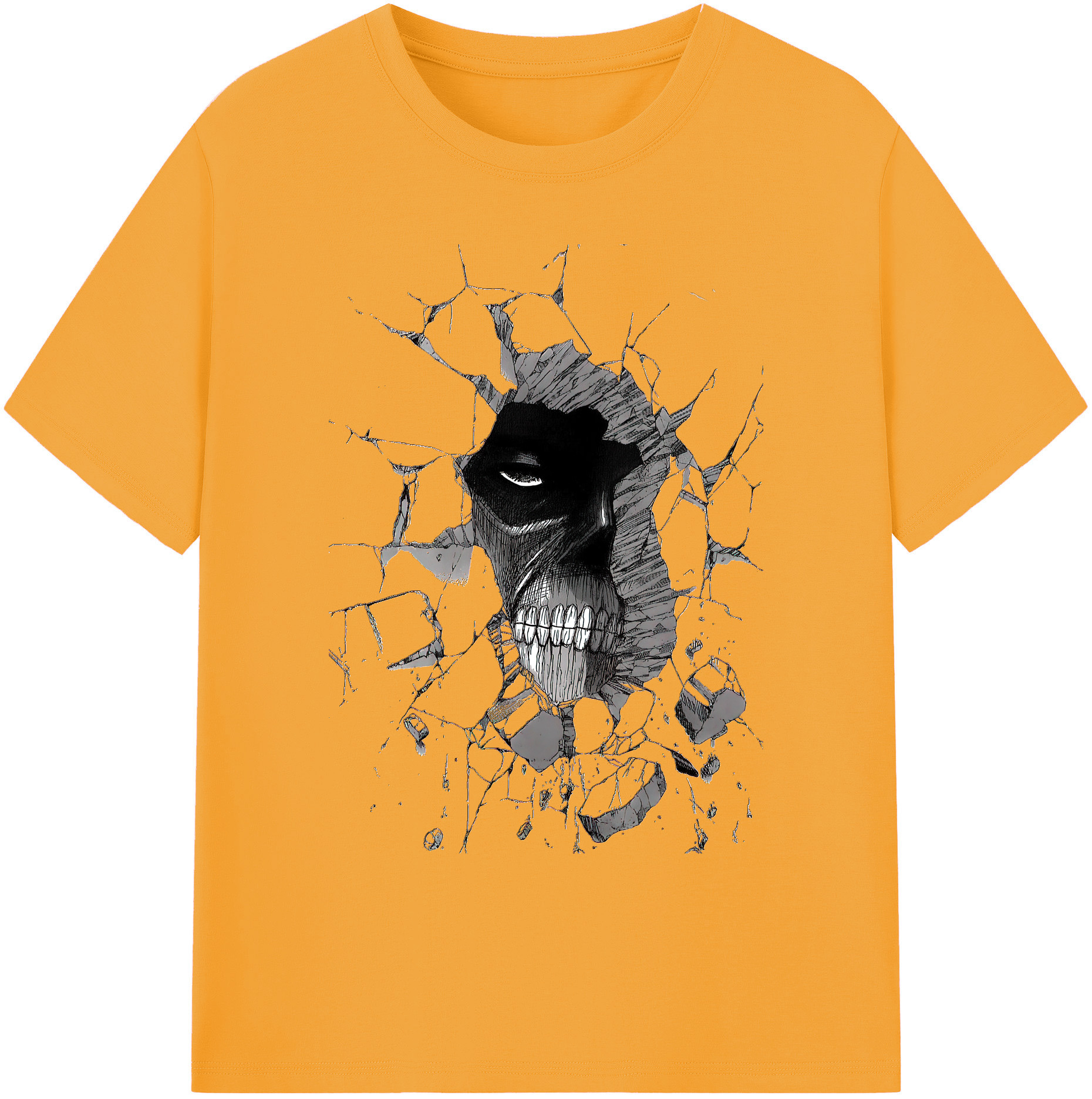 （画像用） 進撃の巨人 Attack on Titan 綿100％ メンズ半袖Tシャツ｜肌触りやわらか＆通気性