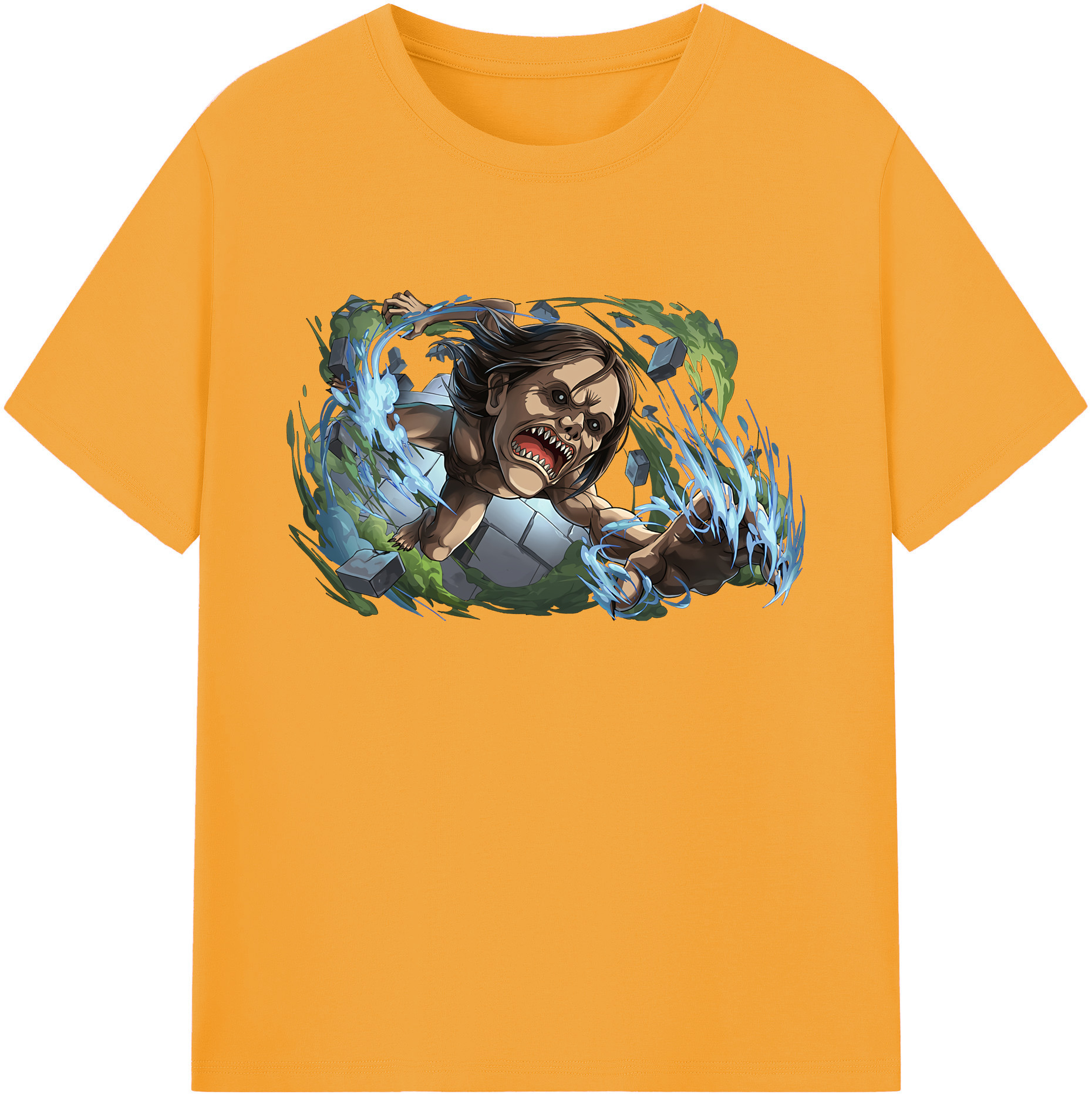（画像用） 進撃の巨人 Attack on Titan 綿100％ メンズ半袖Tシャツ｜肌触りやわらか＆通気性