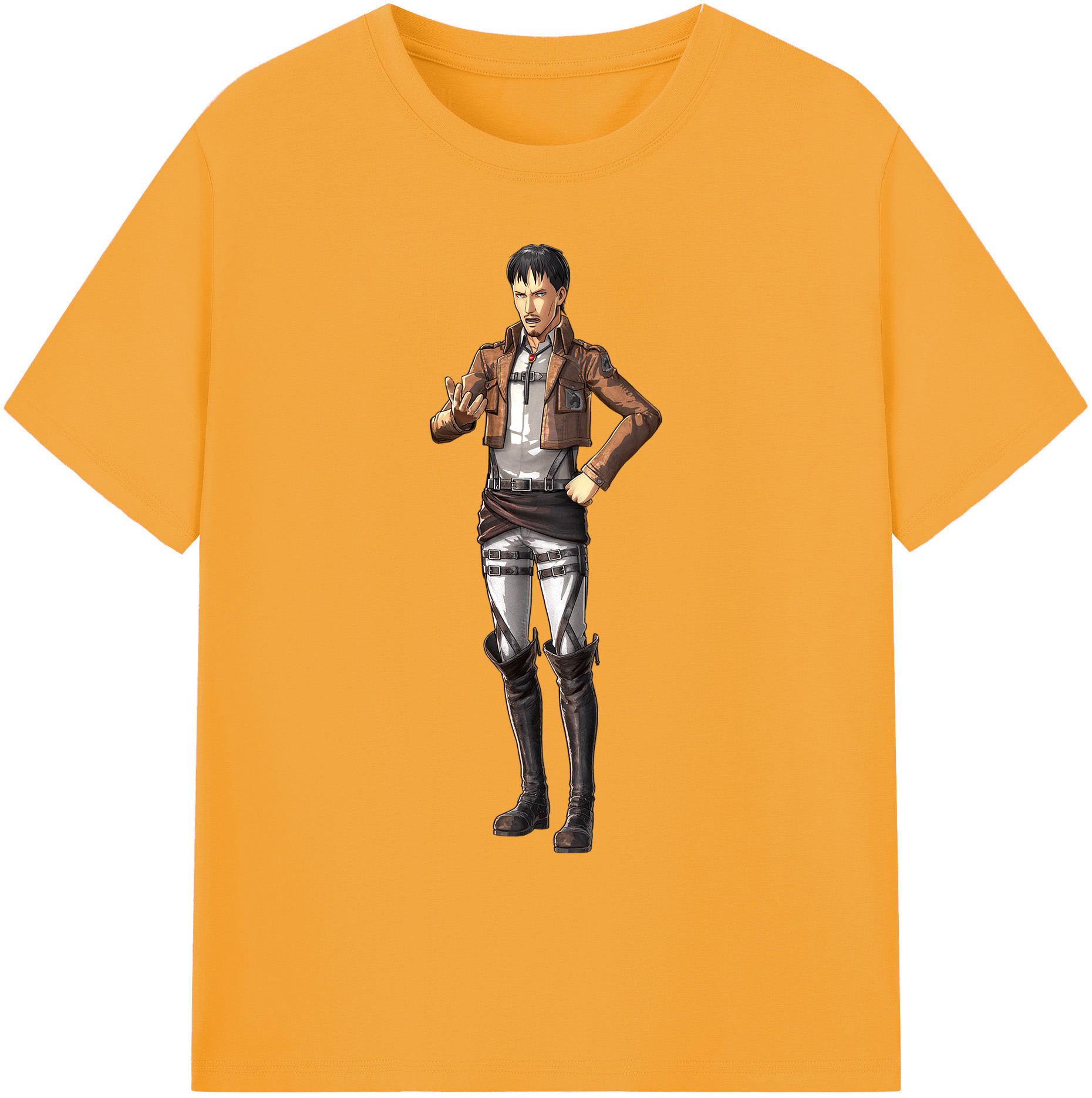 （画像用） 進撃の巨人 Attack on Titan 綿100％ メンズ半袖Tシャツ｜肌触りやわらか＆通気性