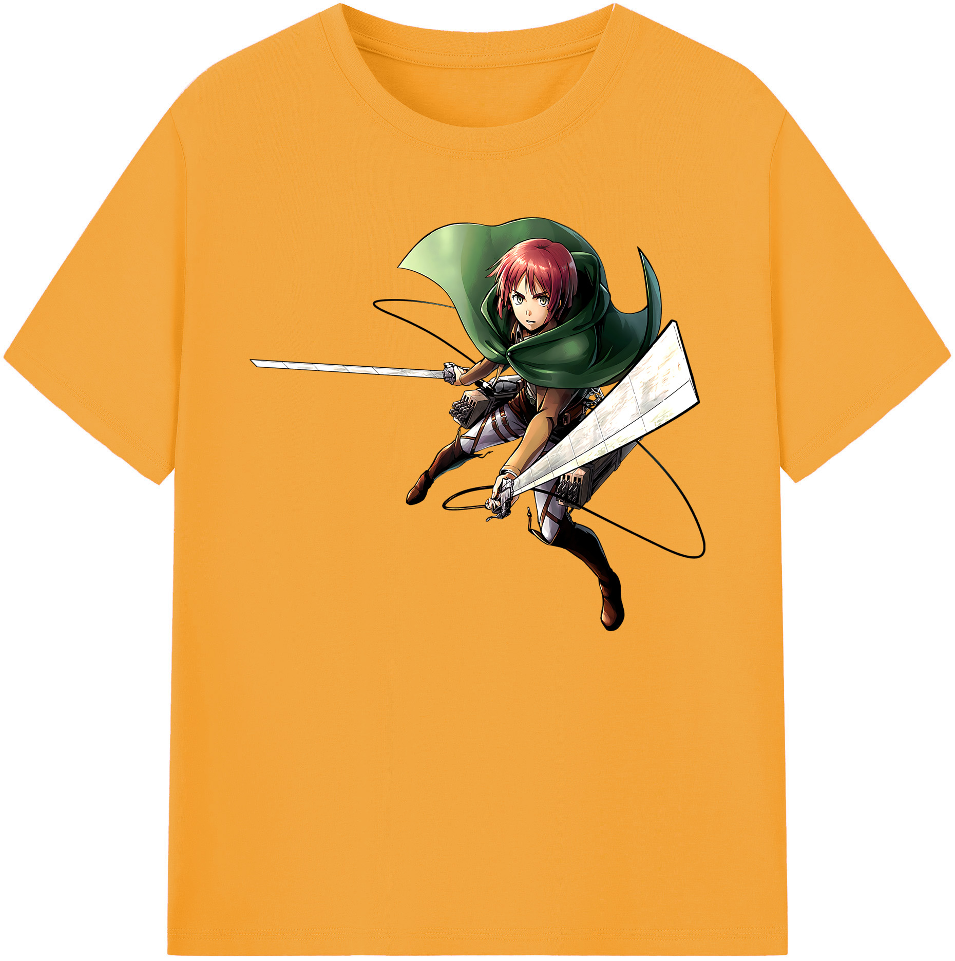 （画像用） 進撃の巨人 Attack on Titan 綿100％ メンズ半袖Tシャツ｜肌触りやわらか＆通気性