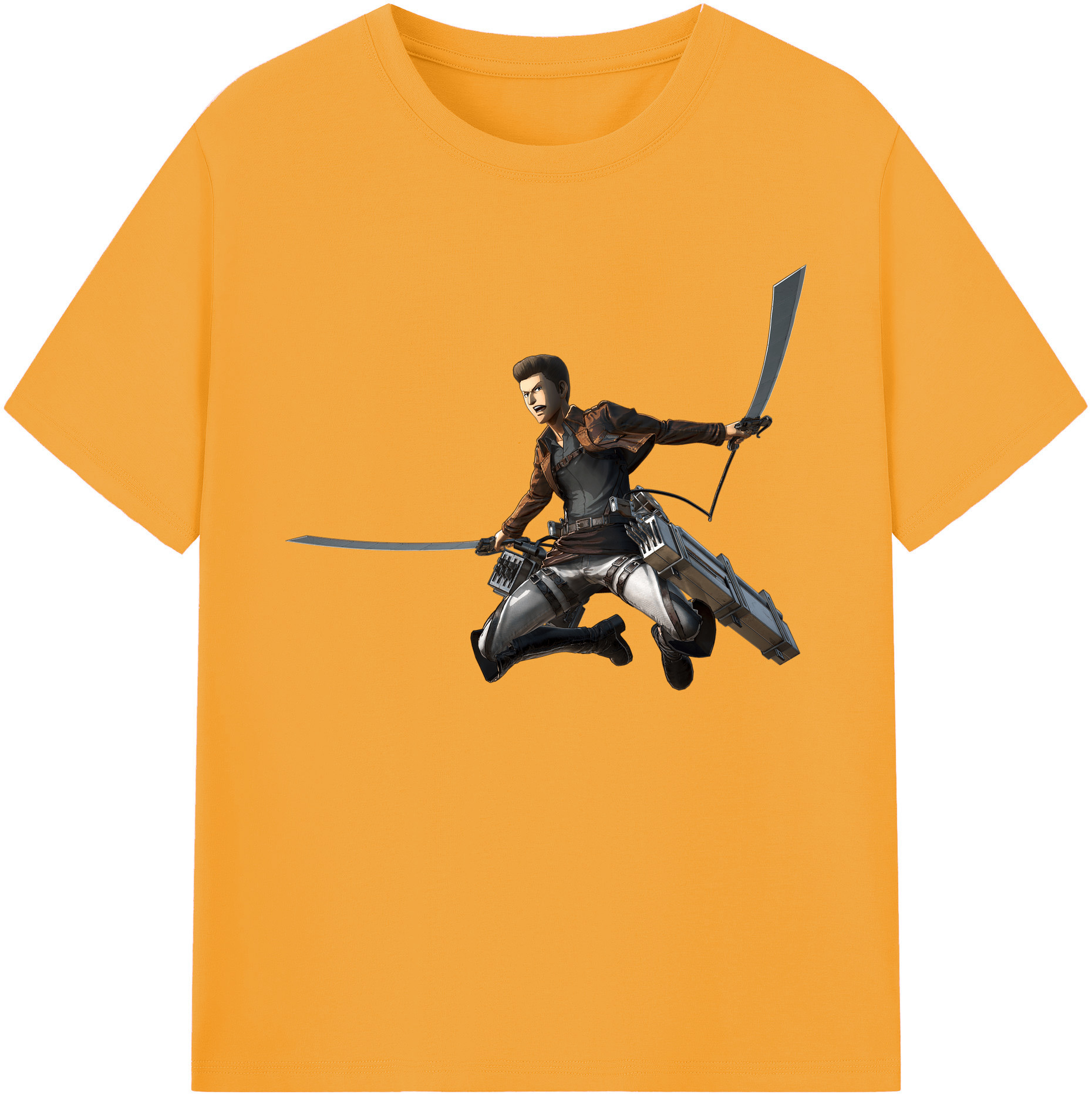（画像用） 進撃の巨人 Attack on Titan 綿100％ メンズ半袖Tシャツ｜肌触りやわらか＆通気性