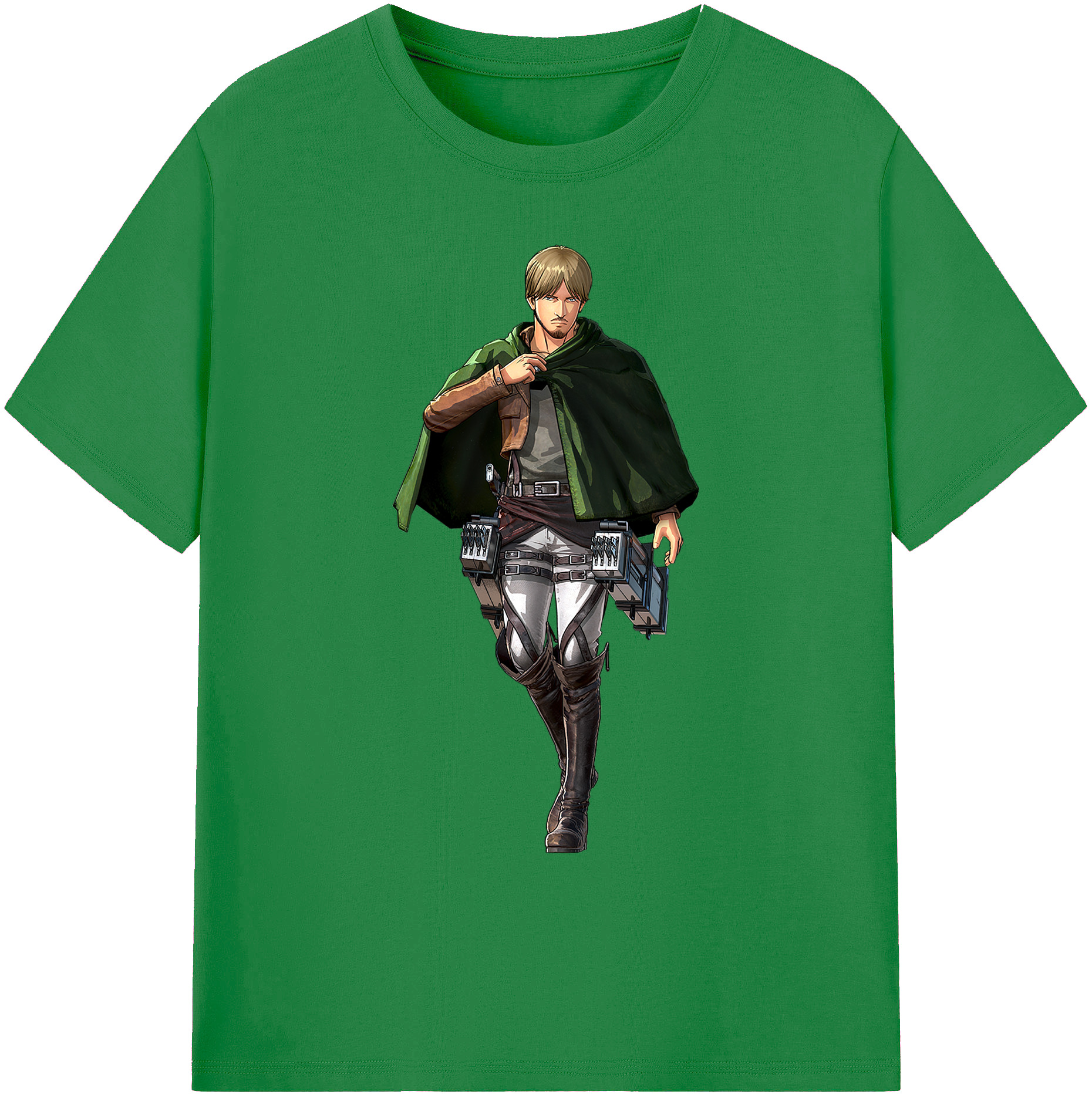 （画像用） 進撃の巨人 ミケ·ザカリアス Attack on Titan Mike Zakarius 綿100％ メンズ半袖Tシャツ｜肌触りやわらか＆通気性