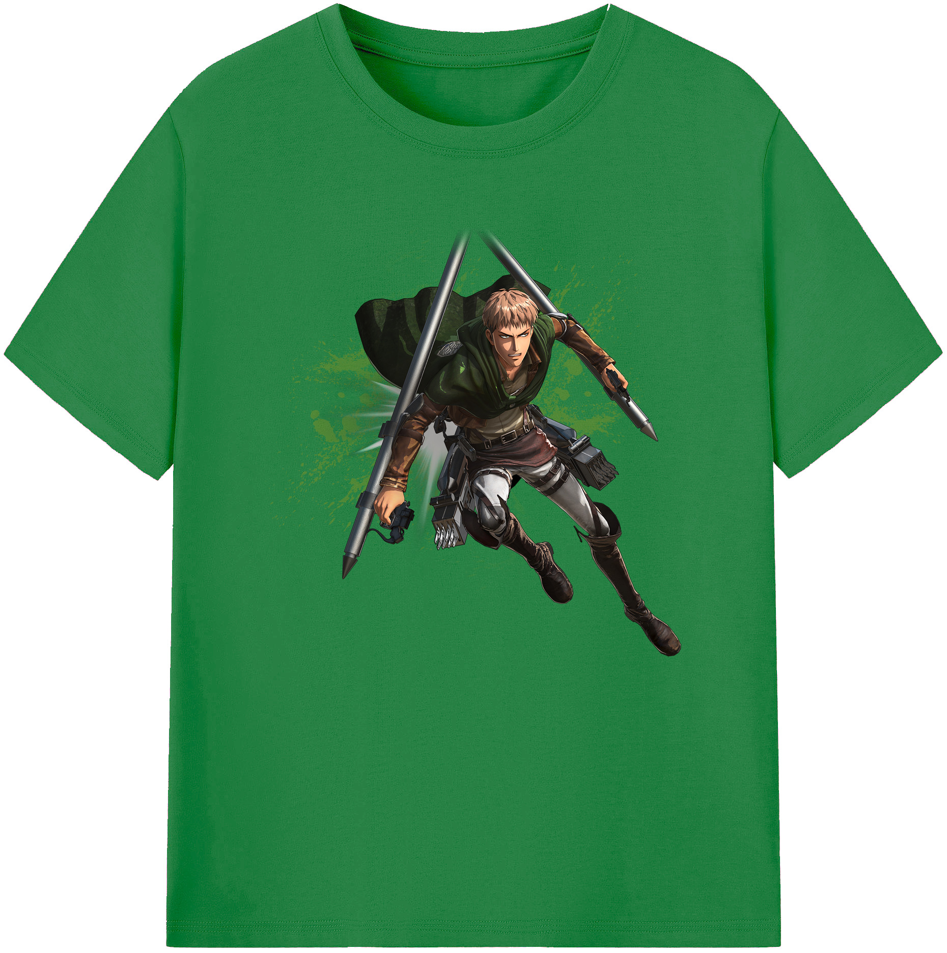 （画像用） 進撃の巨人 ジャン・キルシュタイン Attack on Titan Jean Kirstein 綿100％ メンズ半袖Tシャツ｜肌触りやわらか＆通気性