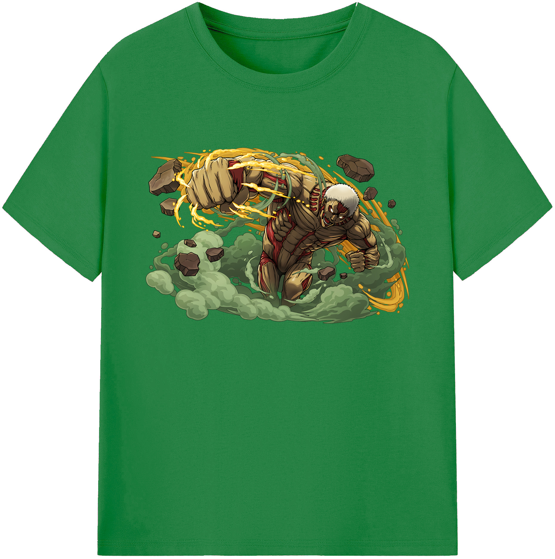 （画像用） 進撃の巨人 Attack on Titan 綿100％ メンズ半袖Tシャツ｜肌触りやわらか＆通気性