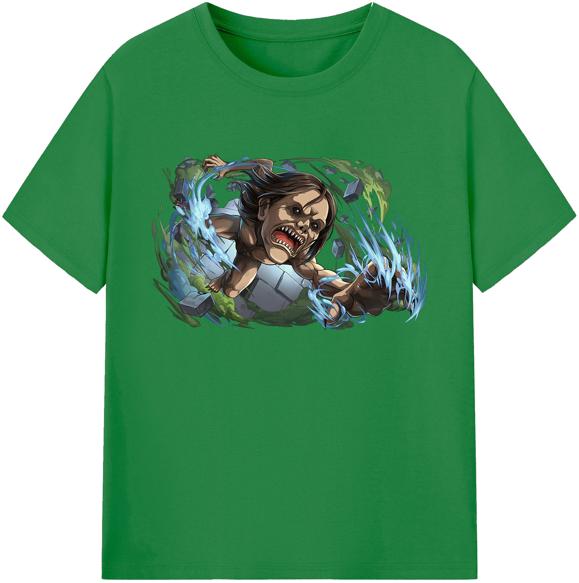（画像用） 進撃の巨人 Attack on Titan 綿100％ メンズ半袖Tシャツ｜肌触りやわらか＆通気性