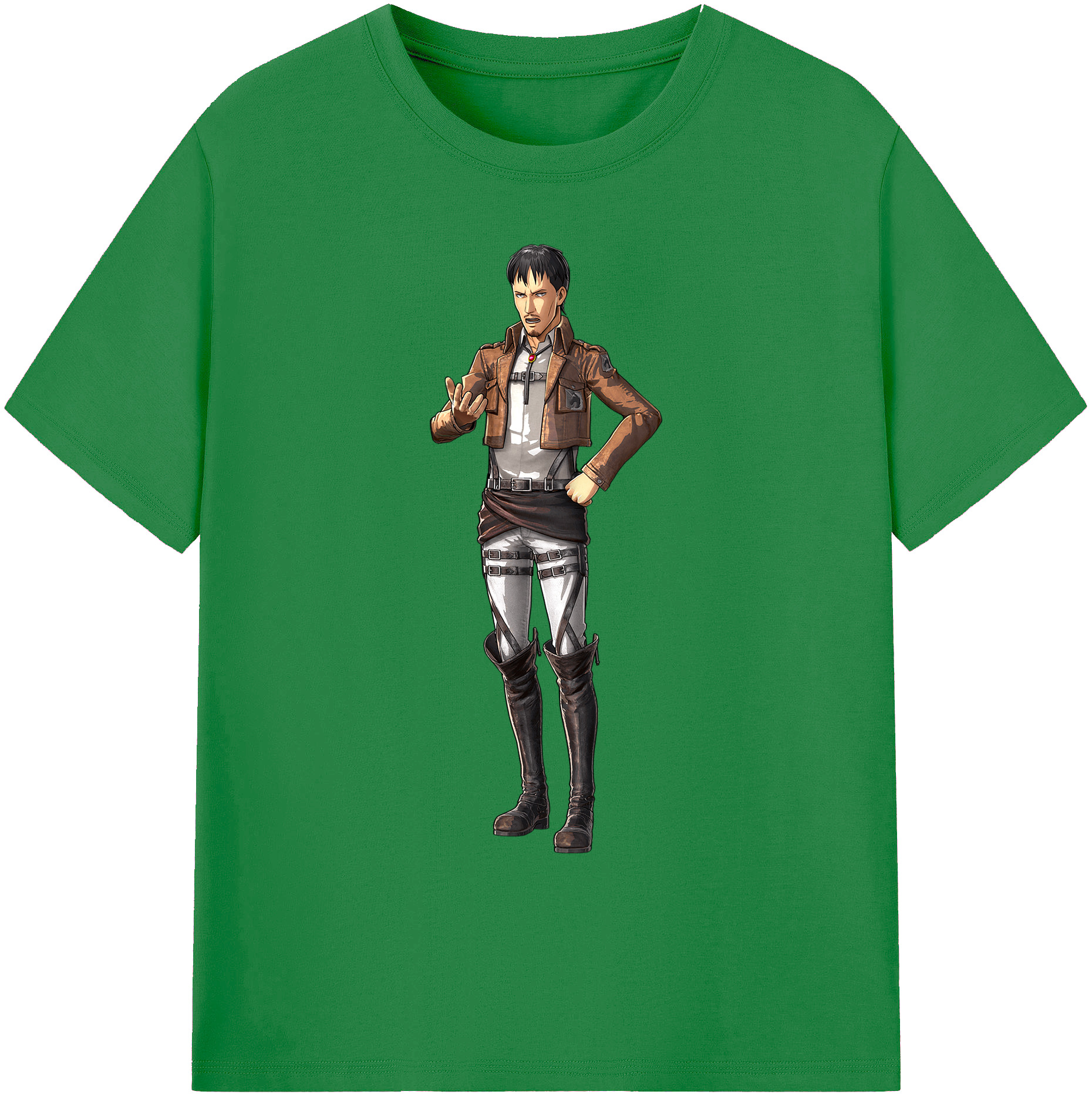 （画像用） 進撃の巨人 Attack on Titan 綿100％ メンズ半袖Tシャツ｜肌触りやわらか＆通気性