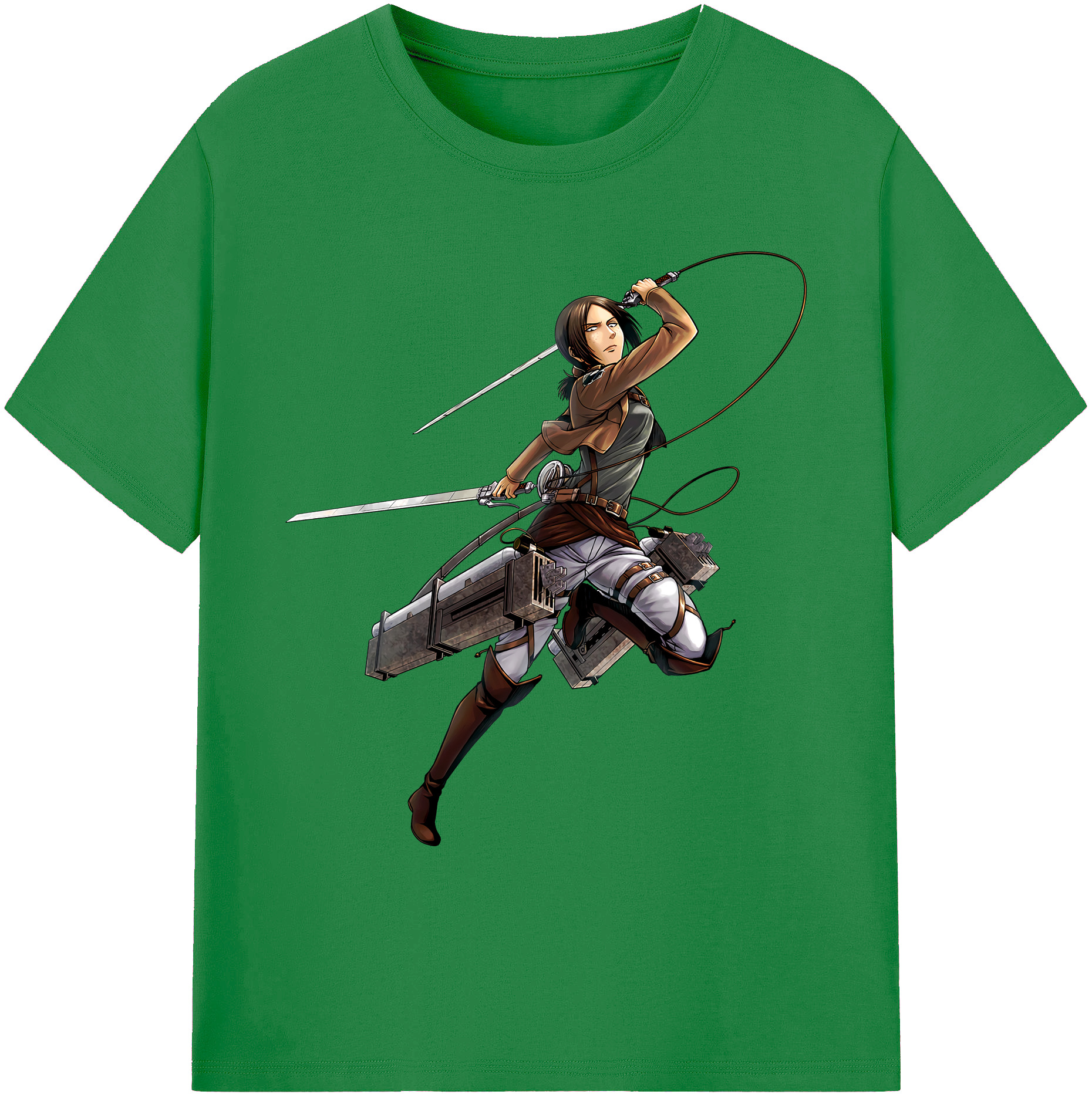 （画像用） 進撃の巨人 Attack on Titan 綿100％ メンズ半袖Tシャツ｜肌触りやわらか＆通気性