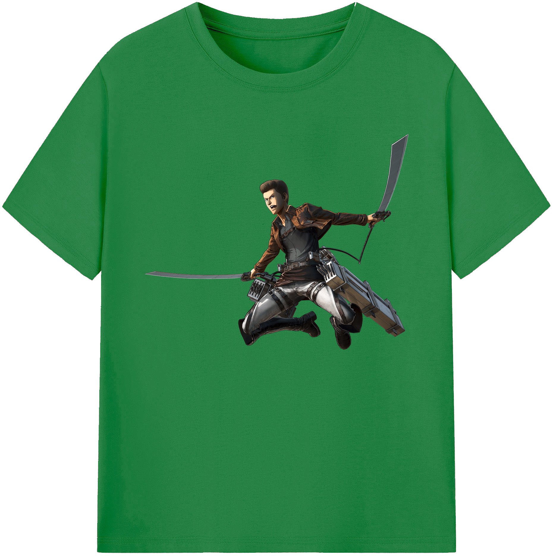 （画像用） 進撃の巨人 Attack on Titan 綿100％ メンズ半袖Tシャツ｜肌触りやわらか＆通気性