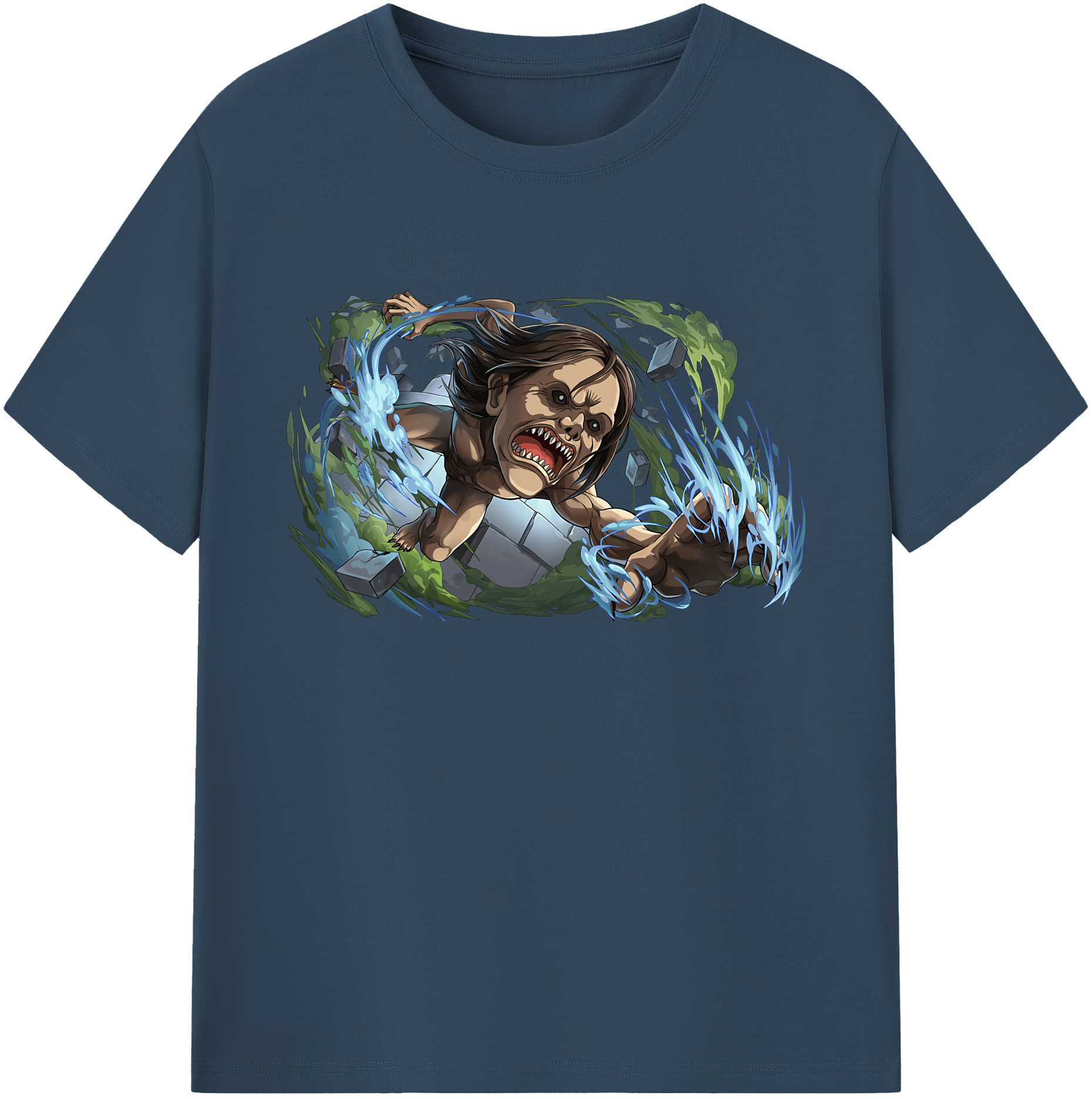 （画像用） 進撃の巨人 Attack on Titan 綿100％ メンズ半袖Tシャツ｜肌触りやわらか＆通気性