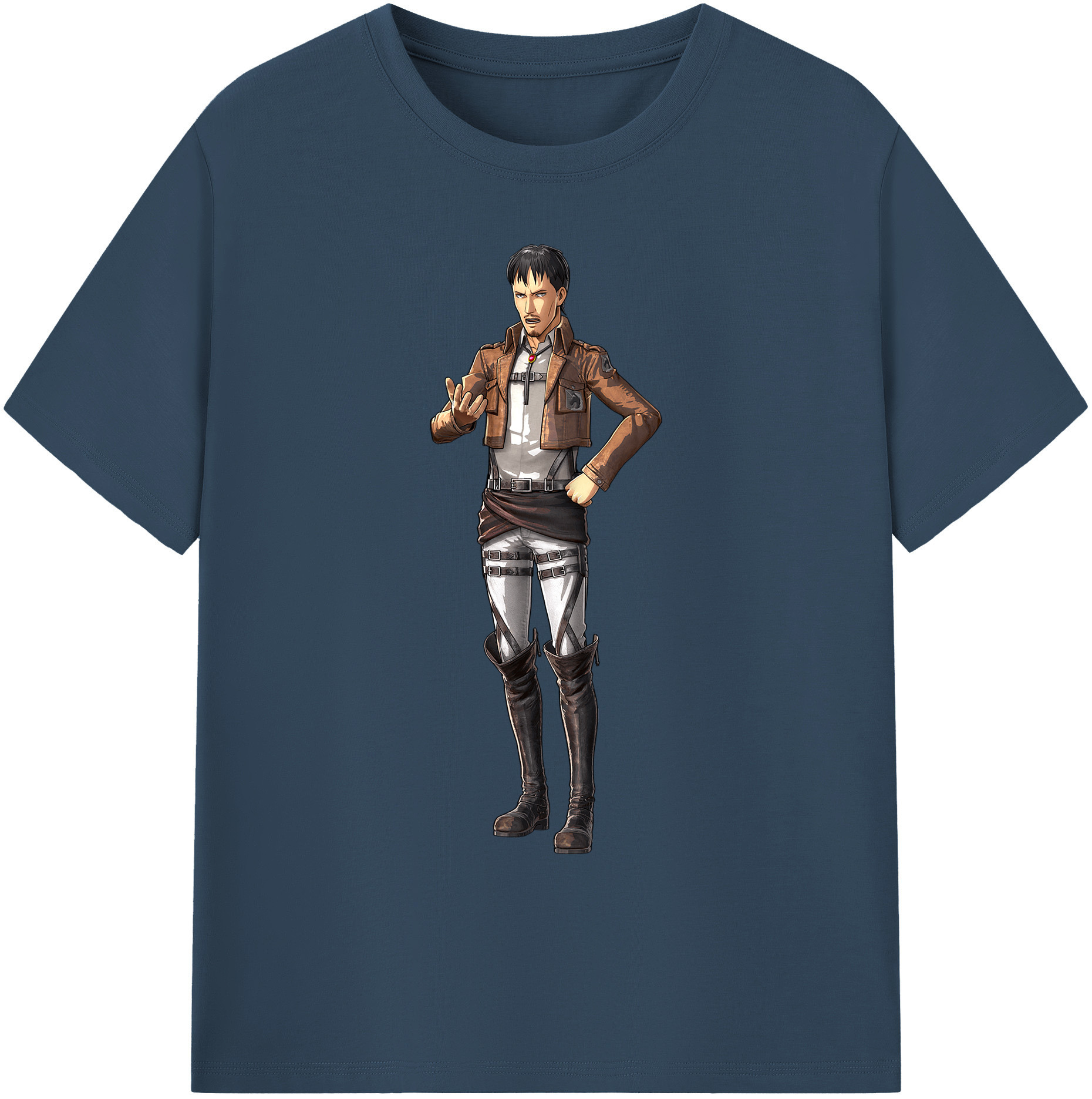 （画像用） 進撃の巨人 Attack on Titan 綿100％ メンズ半袖Tシャツ｜肌触りやわらか＆通気性