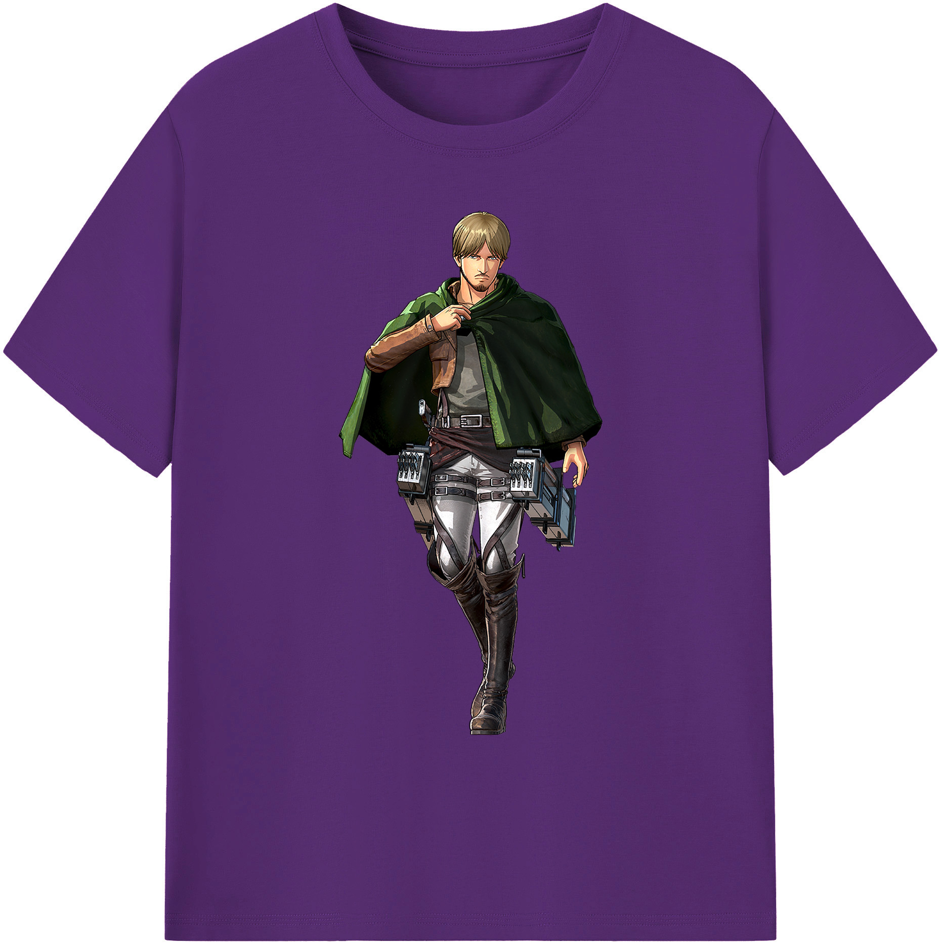 （画像用） 進撃の巨人 ミケ·ザカリアス Attack on Titan Mike Zakarius 綿100％ メンズ半袖Tシャツ｜肌触りやわらか＆通気性
