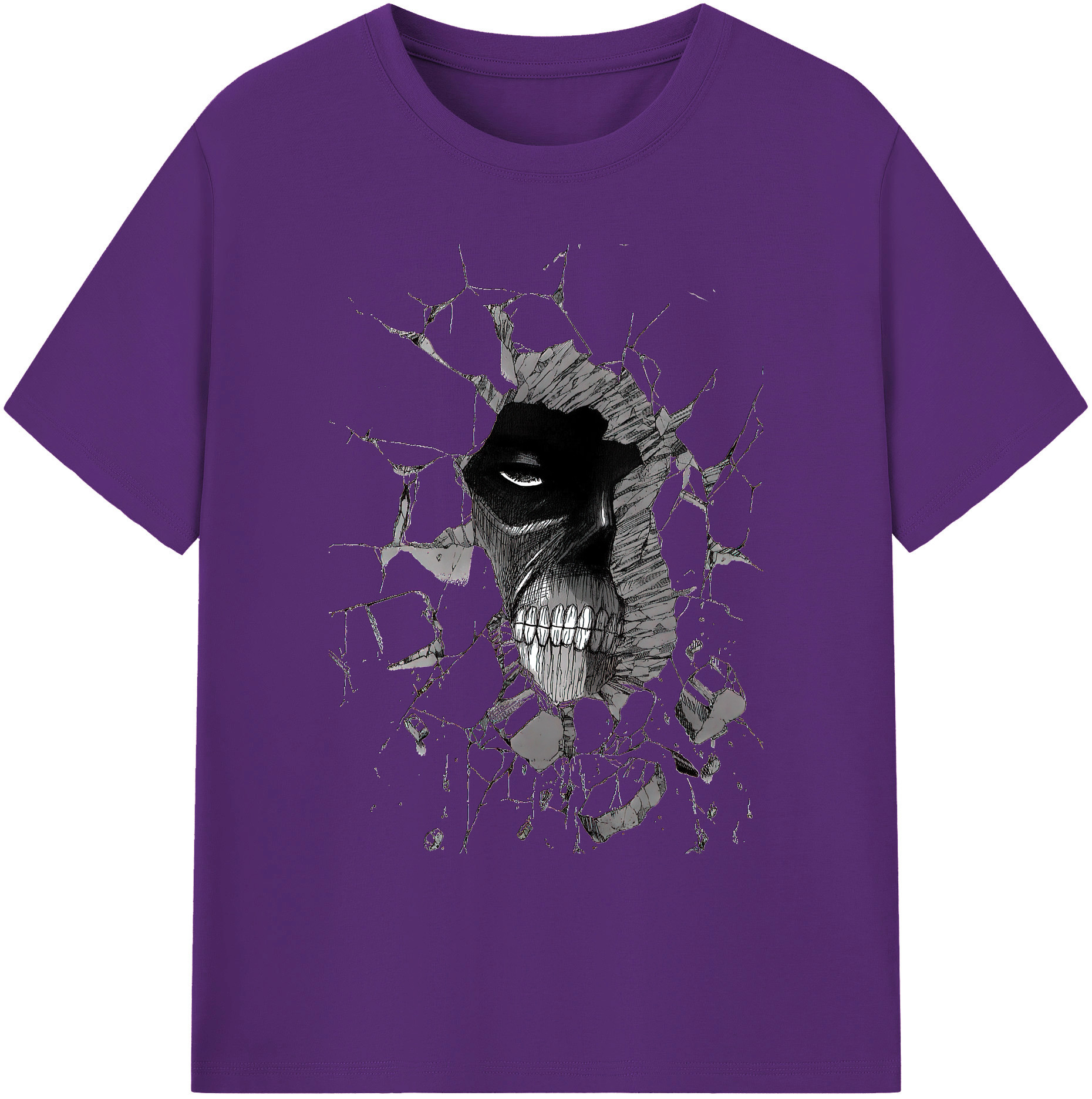 （画像用） 進撃の巨人 Attack on Titan 綿100％ メンズ半袖Tシャツ｜肌触りやわらか＆通気性