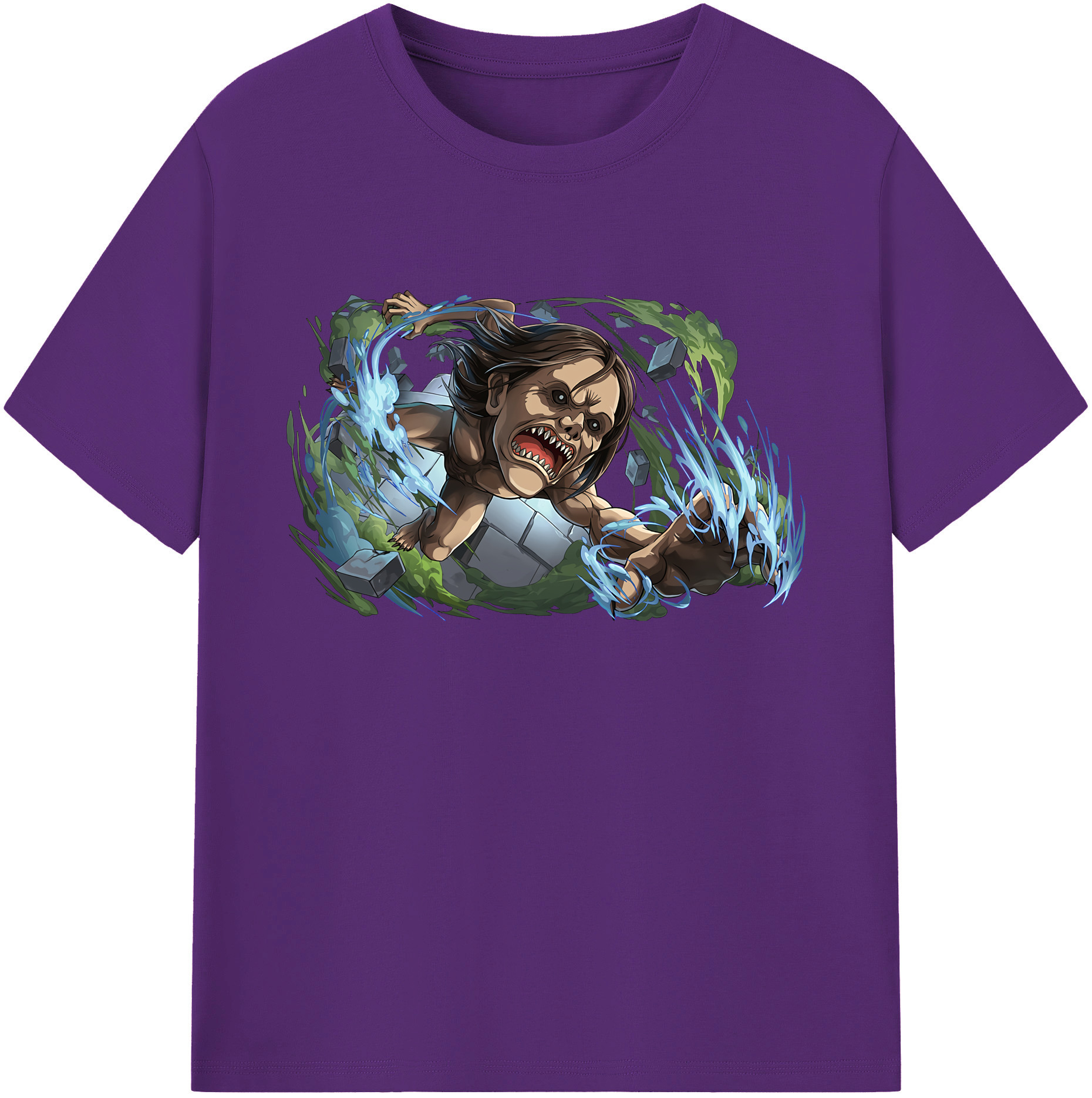 （画像用） 進撃の巨人 Attack on Titan 綿100％ メンズ半袖Tシャツ｜肌触りやわらか＆通気性