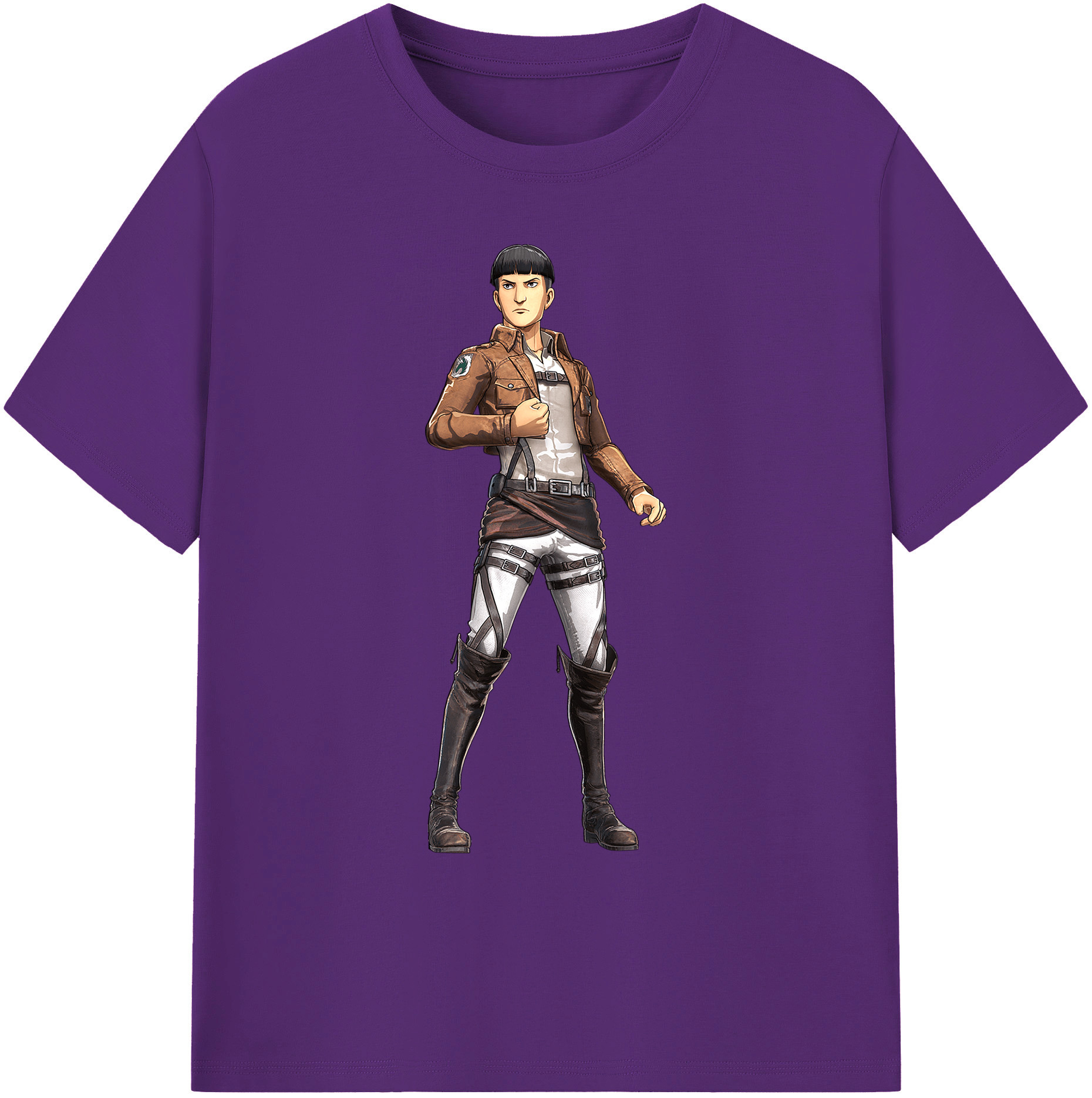 （画像用） 進撃の巨人 Attack on Titan 綿100％ メンズ半袖Tシャツ｜肌触りやわらか＆通気性