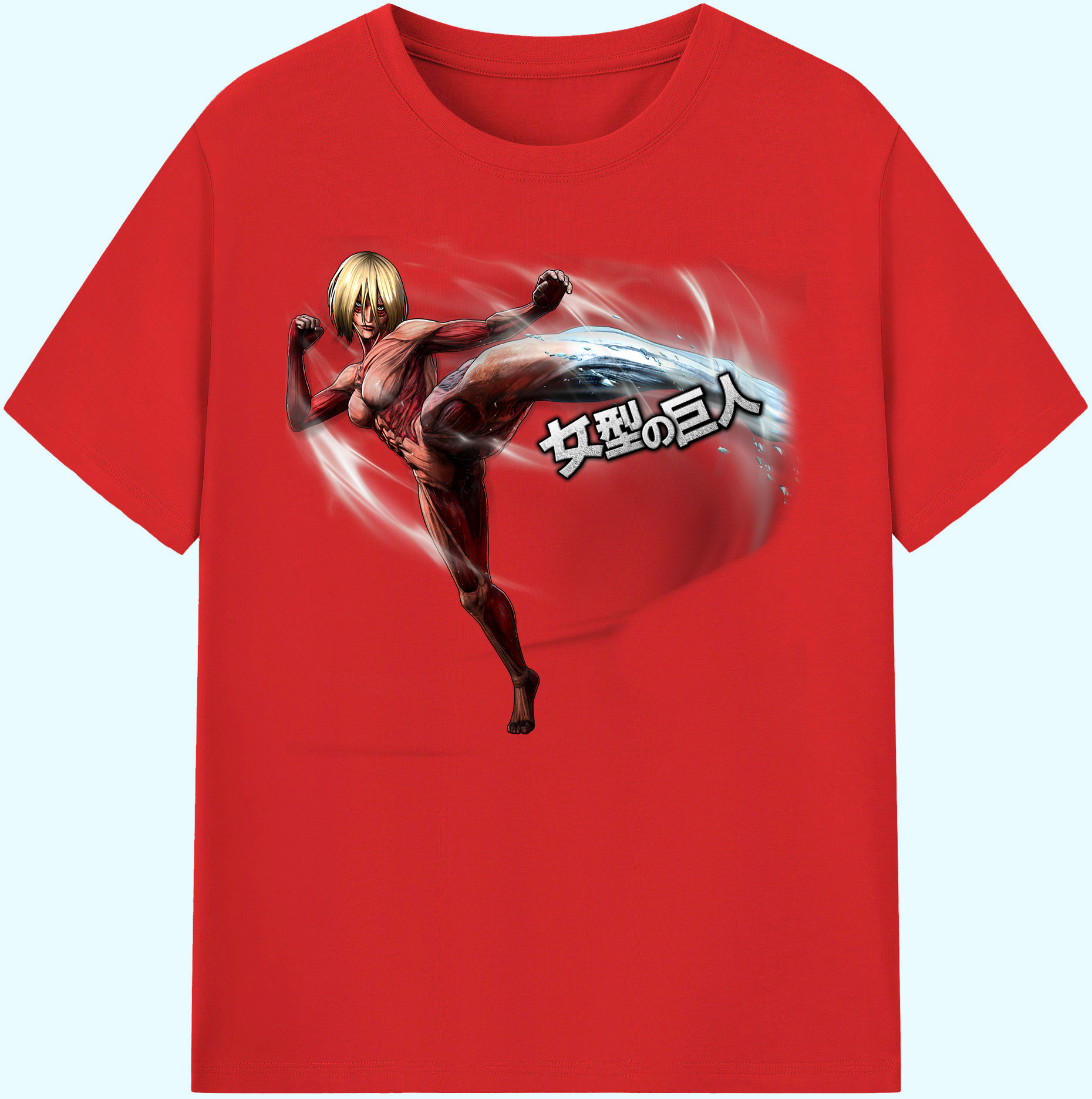 （画像用） 進撃の巨人 Attack on Titan 綿100％ メンズ半袖Tシャツ｜肌触りやわらか＆通気性