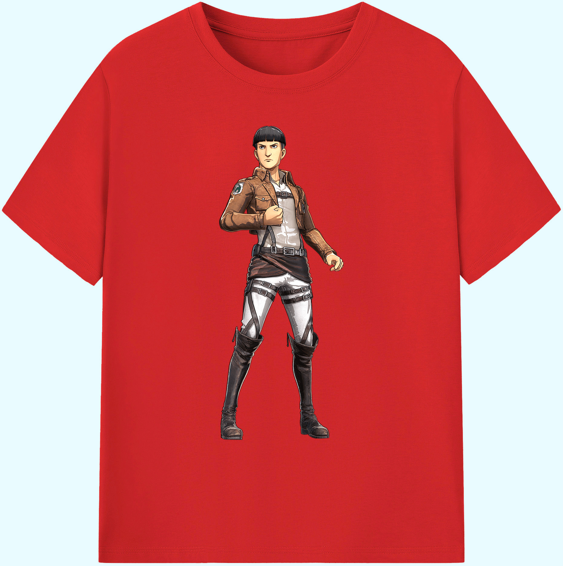 （画像用） 進撃の巨人 Attack on Titan 綿100％ メンズ半袖Tシャツ｜肌触りやわらか＆通気性