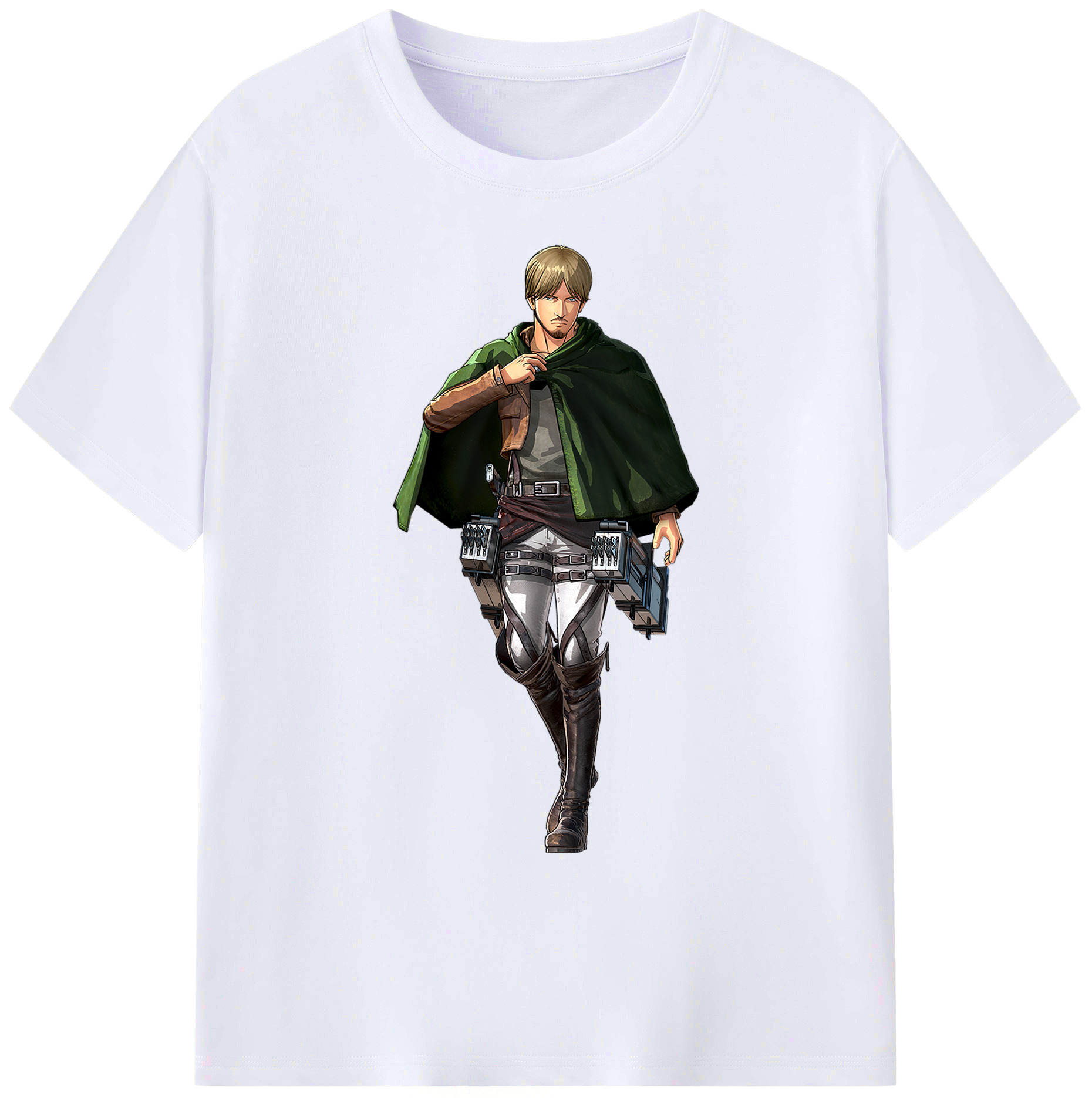 （画像用） 進撃の巨人 ミケ·ザカリアス Attack on Titan Mike Zakarius 綿100％ メンズ半袖Tシャツ｜肌触りやわらか＆通気性