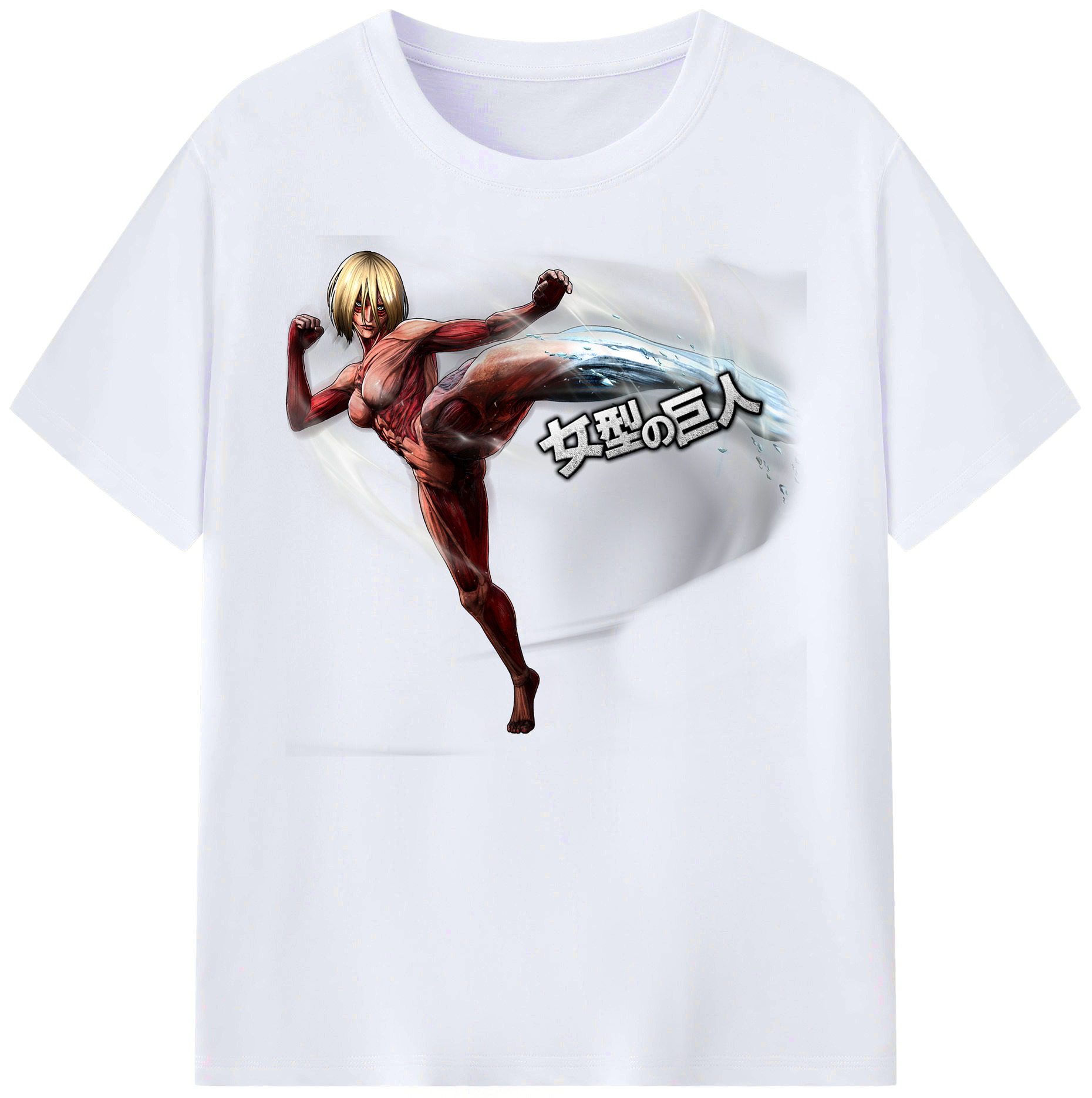 （画像用） 進撃の巨人 Attack on Titan 綿100％ メンズ半袖Tシャツ｜肌触りやわらか＆通気性