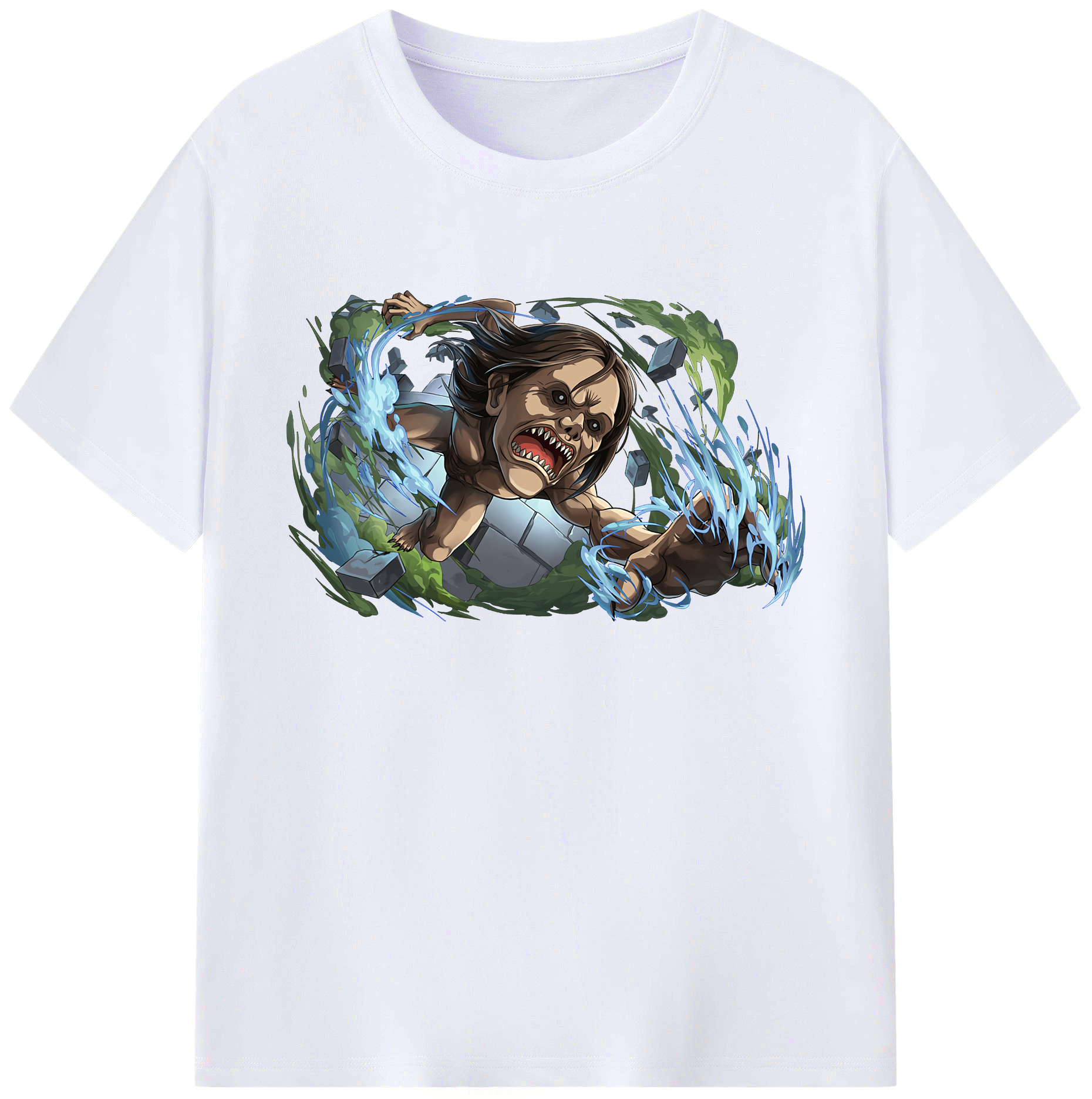 （画像用） 進撃の巨人 Attack on Titan 綿100％ メンズ半袖Tシャツ｜肌触りやわらか＆通気性