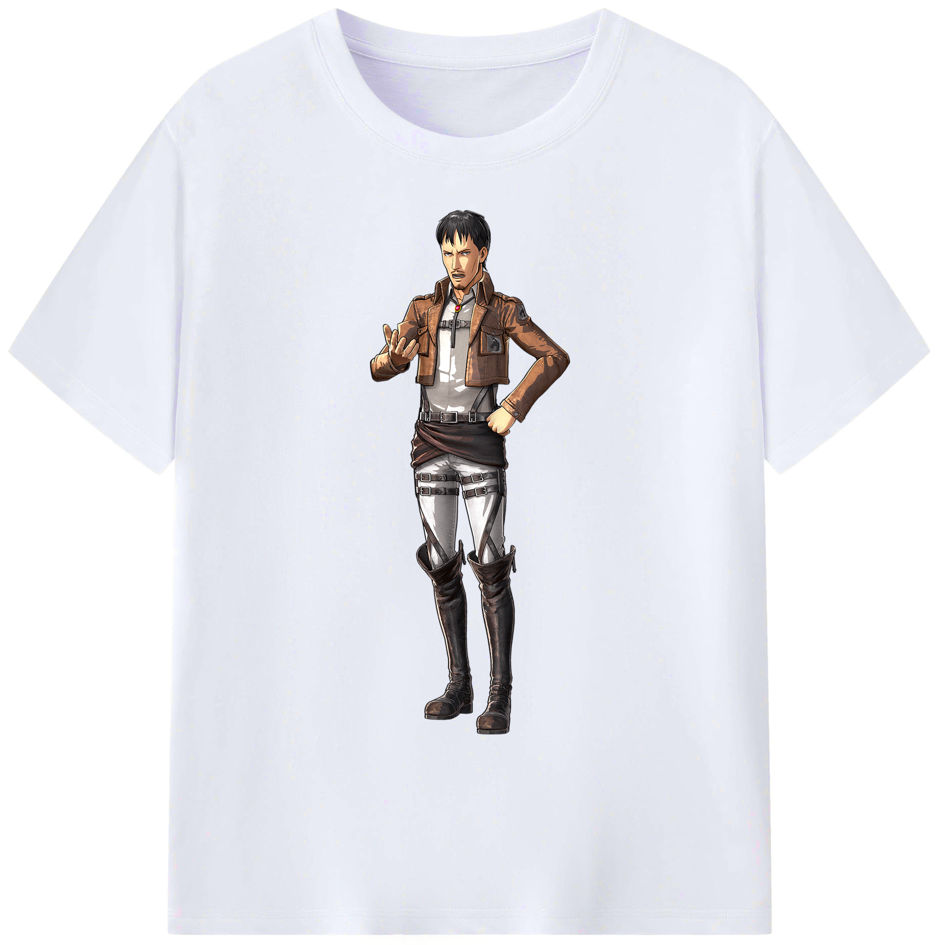 （画像用） 進撃の巨人 Attack on Titan 綿100％ メンズ半袖Tシャツ｜肌触りやわらか＆通気性