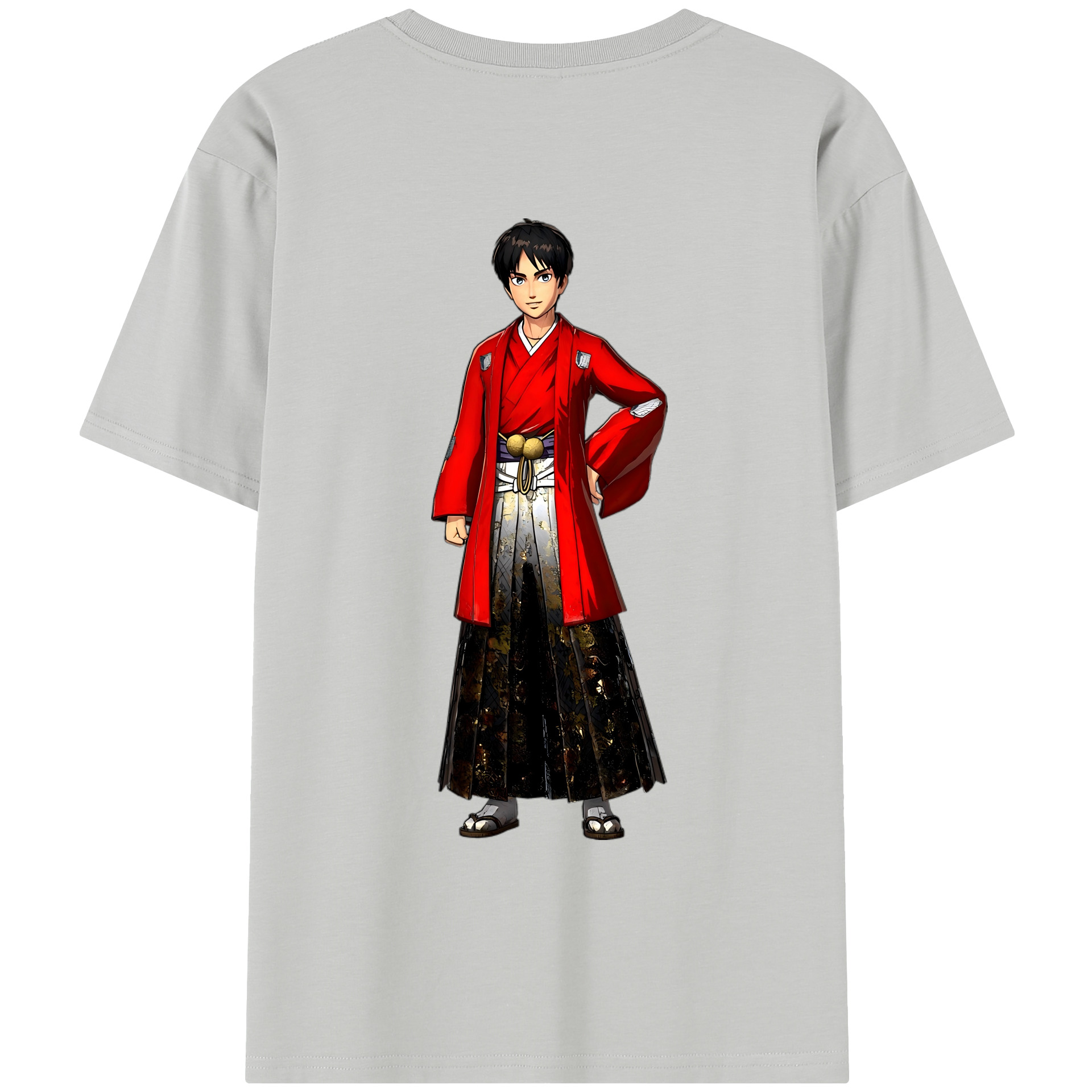 （画像用） 進撃の巨人 エレン･イェーガー Attack on Titan Eren Jäger レディース半袖Tシャツ(バックプリント)